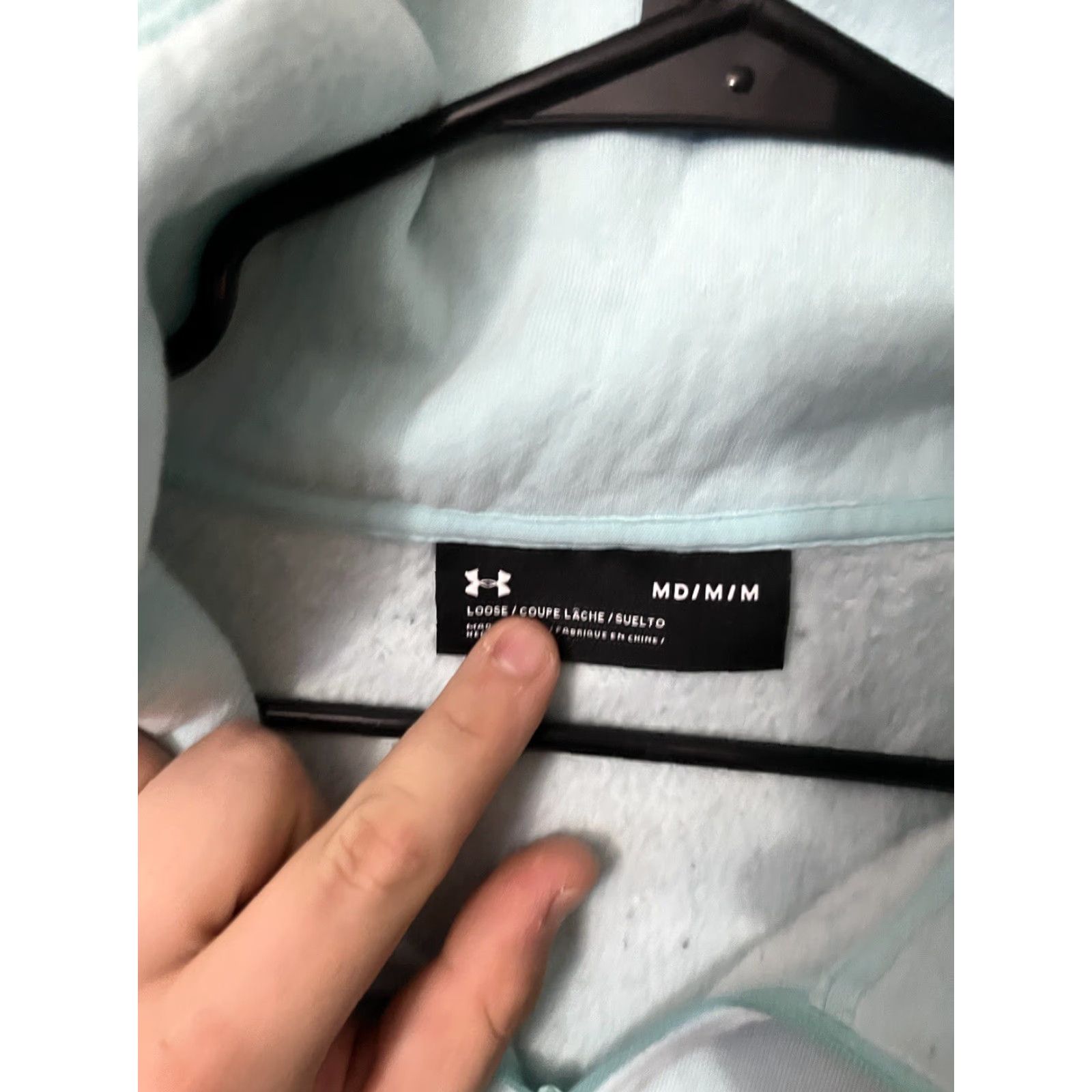 Under Armour Under Armour Sweatshirt Womens Medium Blue Pullover 1/4 Zip Heatgear Size M / US 6-8 / IT 42-44 - 3 Thumbnail