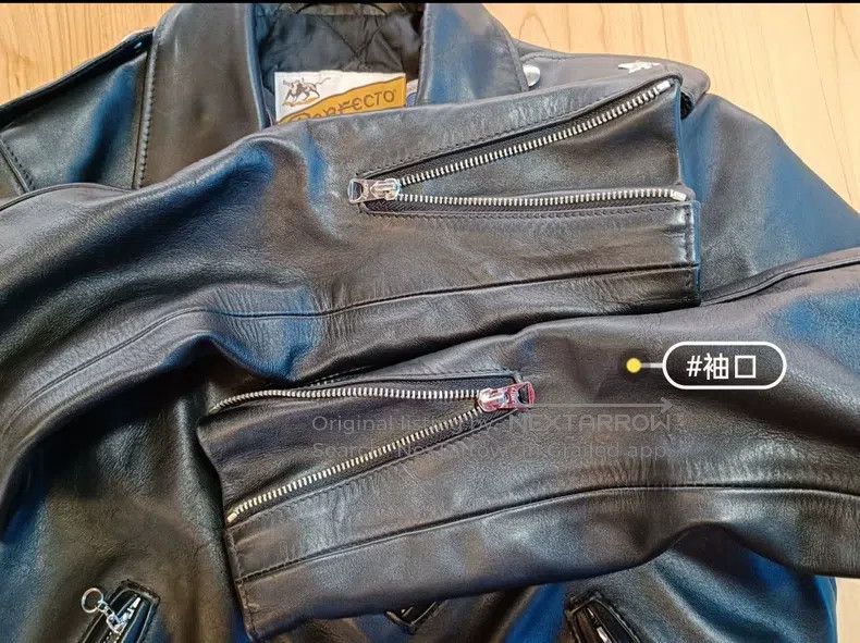 Schott Schott 613 cable-stayed locomotive leather coat Size US M / EU 48-50 / 2 - 8 Thumbnail