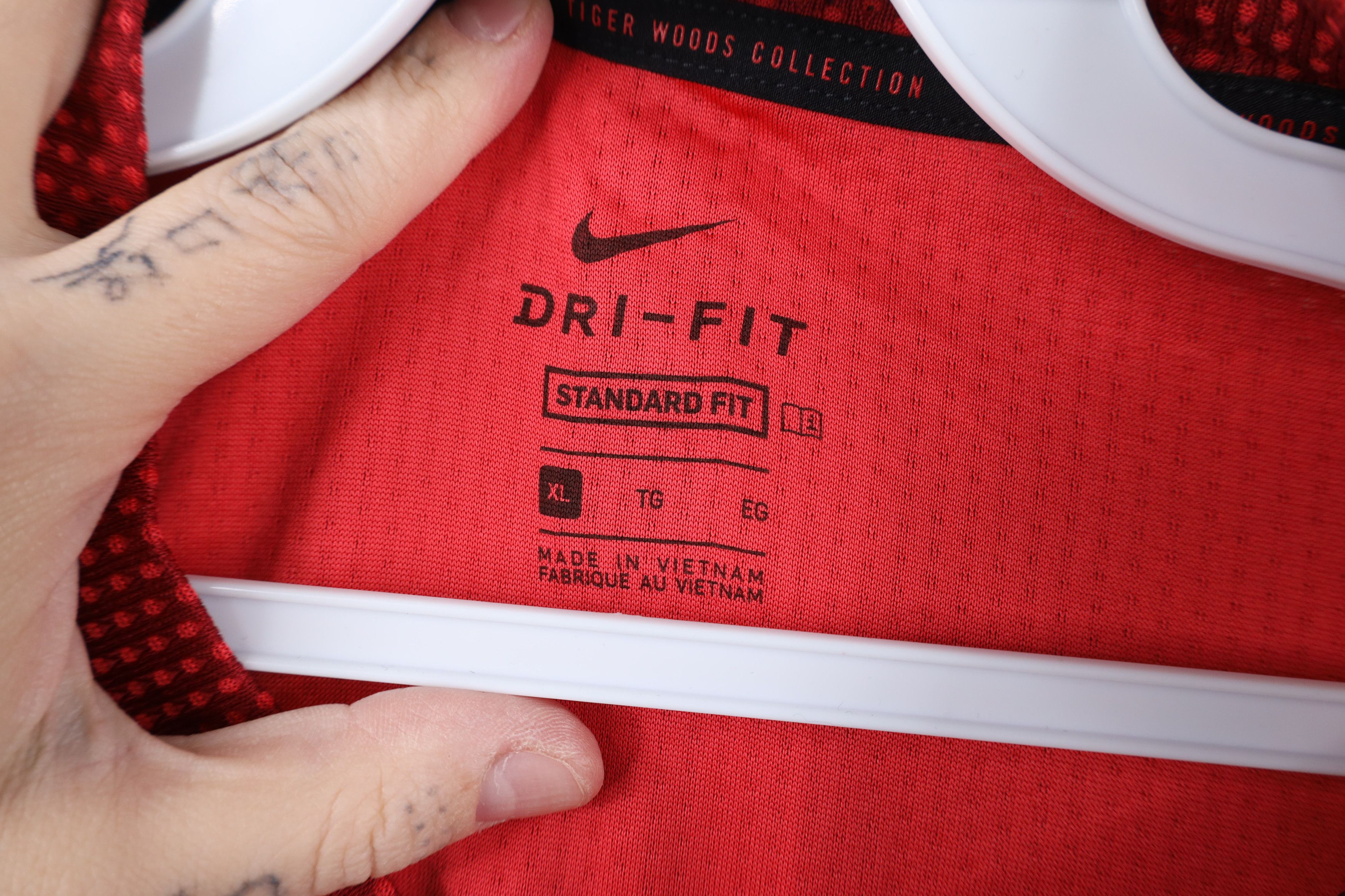 Nike × Vintage Nike Tiger Woods Basketball Blade Collar Golf Polo Shirt Size US XL / EU 56 / 4 - 10 Thumbnail