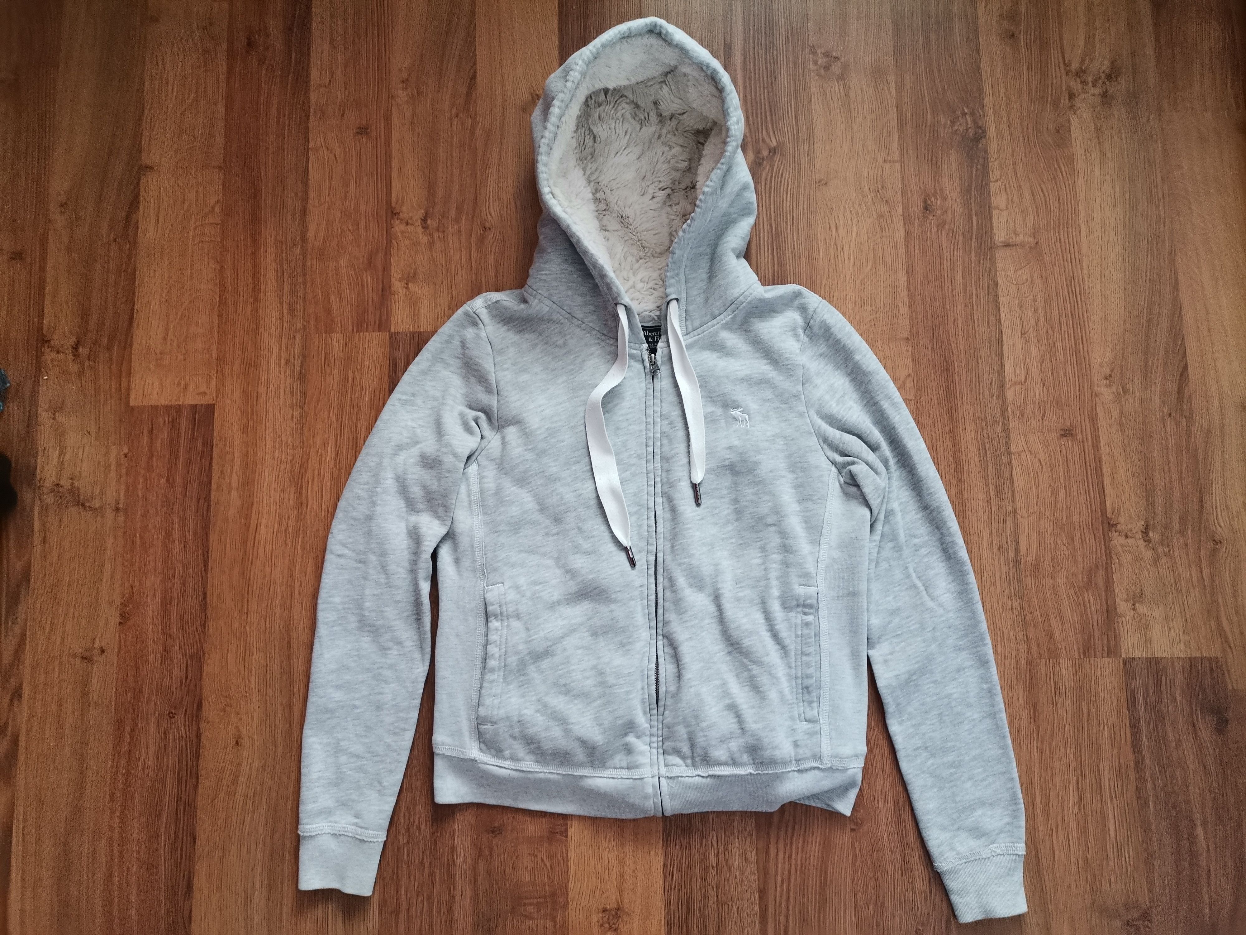 Abercrombie & Fitch Women's Faux Fur Zip Up Hoodie