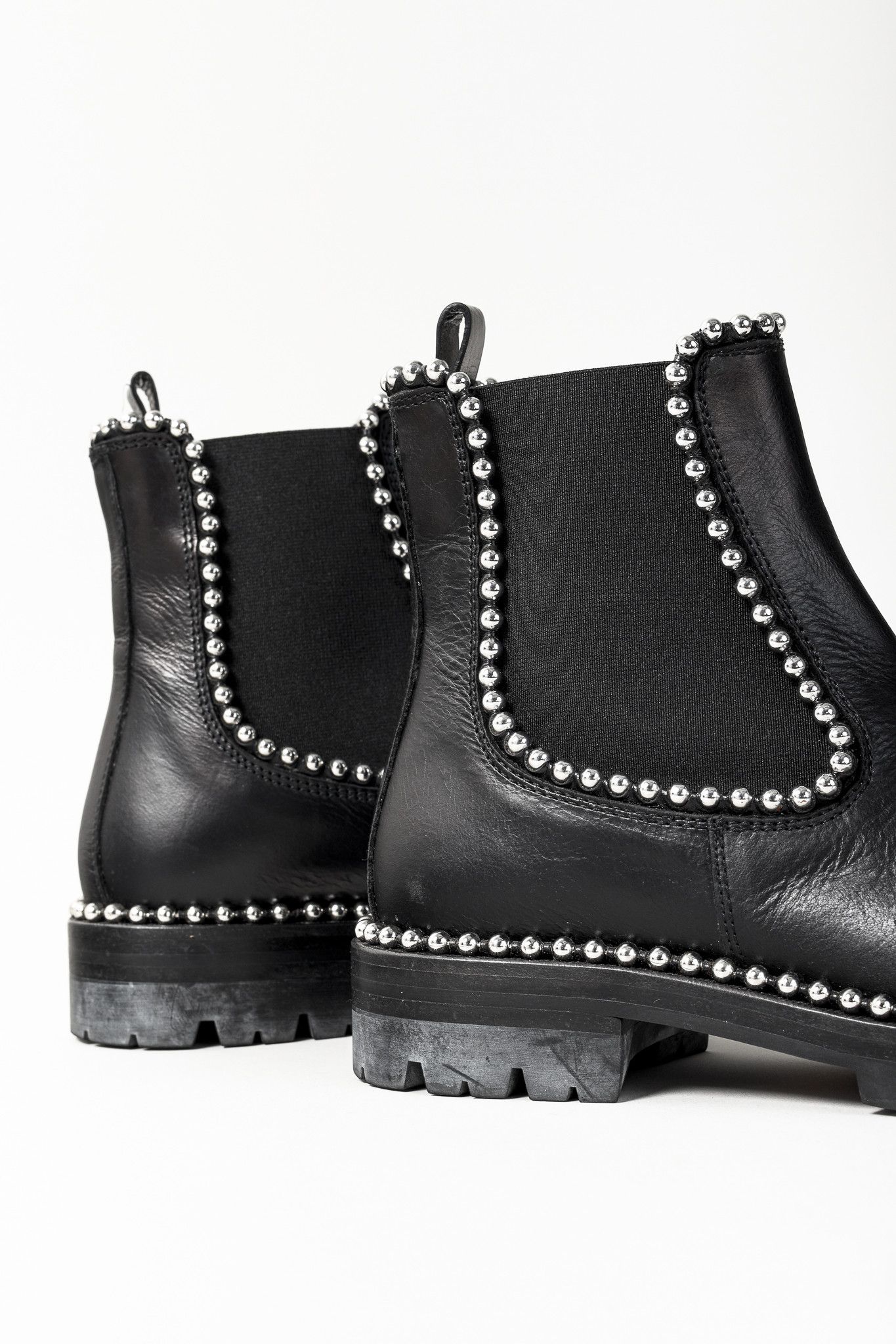 Alexander Wang Alexander Wang Spencer Silver Studded Lug Chelsea Boots Size US 10 / IT 40 - 8 Thumbnail