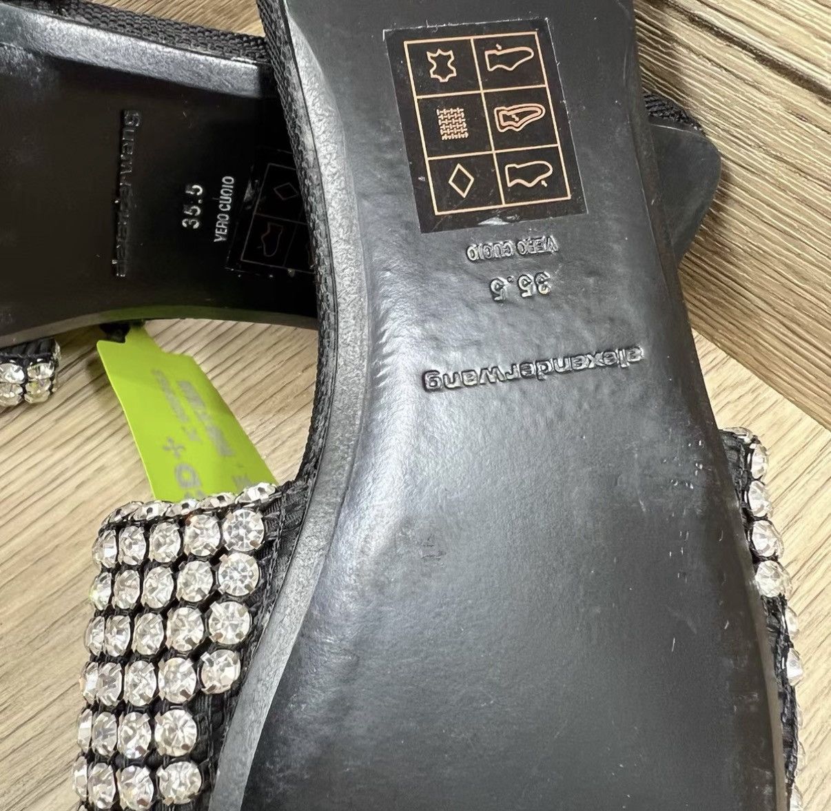 Alexander Wang Alexander Wang Rhinestone Slippers J41 Size US 5.5 / IT 35.5 - 6 Thumbnail