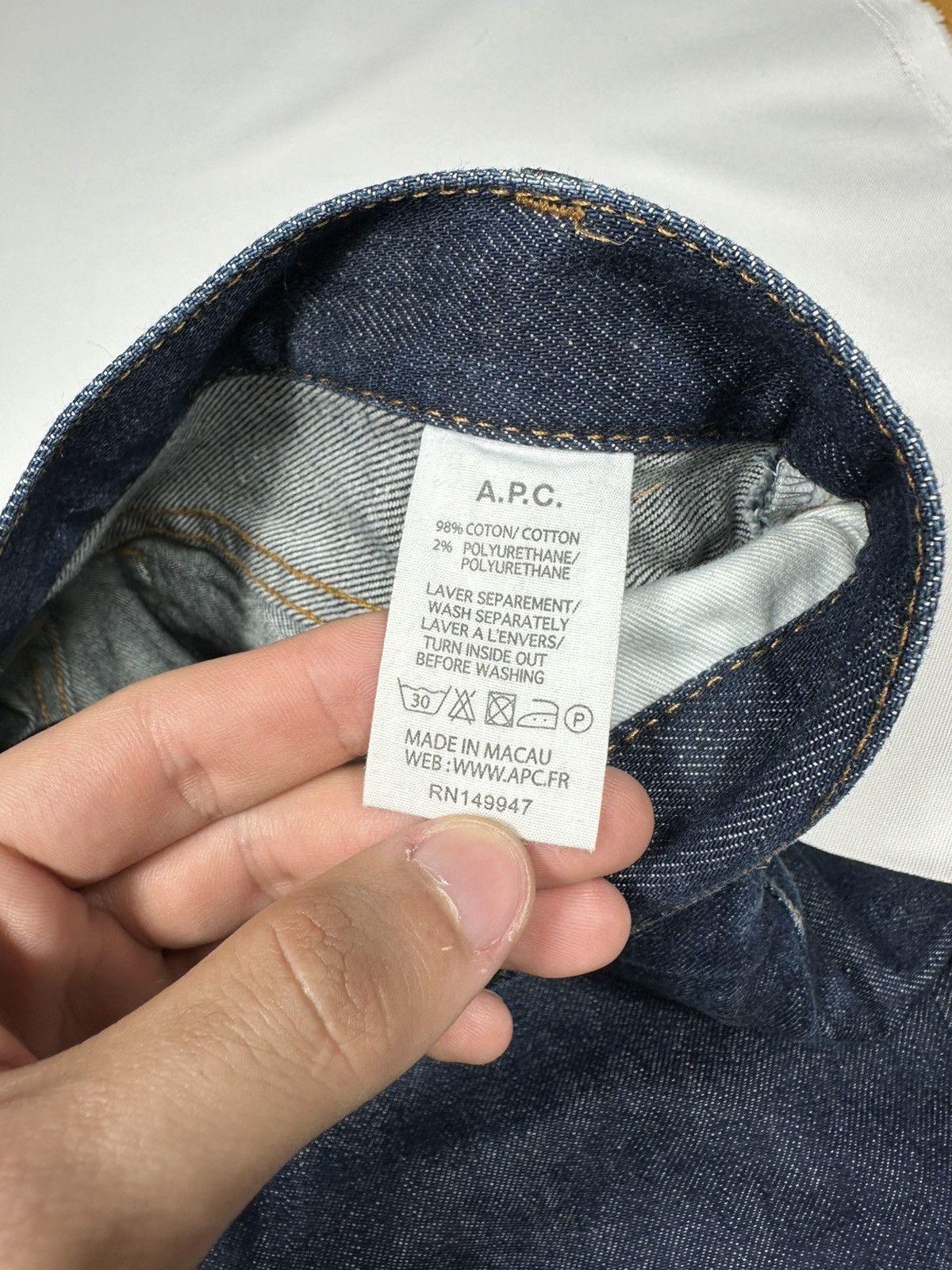 A.P.C. APC Jeans Pants Petit New Standard Classic Basic Denim Size 27" / US 4 / IT 40 - 12 Thumbnail