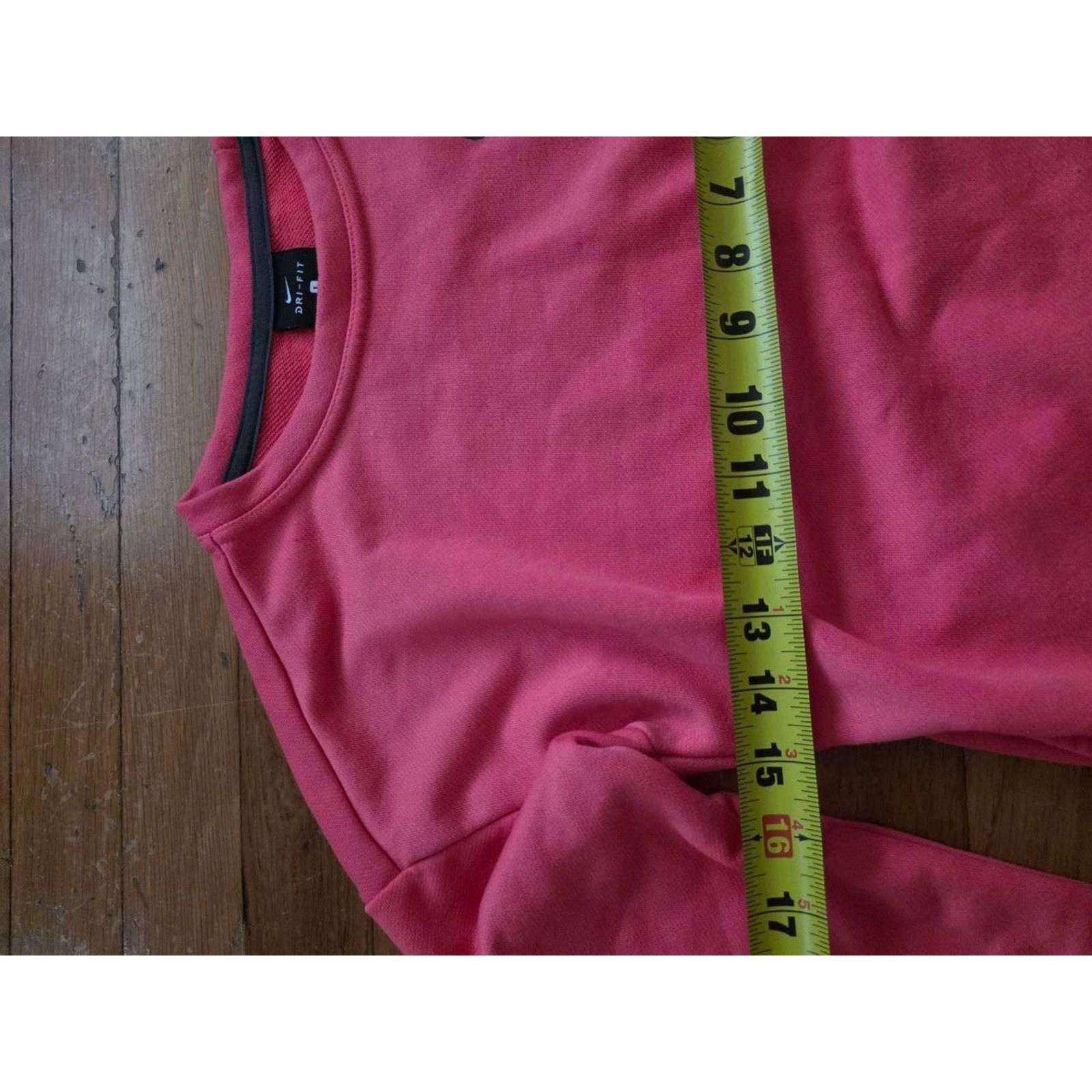 Nike Nike Dri-Fit kids Long Sleeve Crewneck Top Pink Larg A001155 Size L / US 10 / IT 46 - 10 Thumbnail