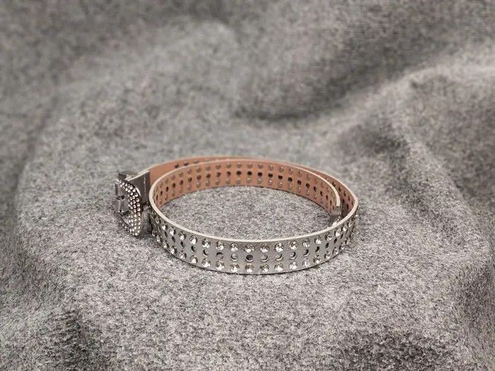 Japanese Brand Vintage 90s Japan Silver Belt Hysteric Glamour Y2K Style Size ONE SIZE - 3 Thumbnail