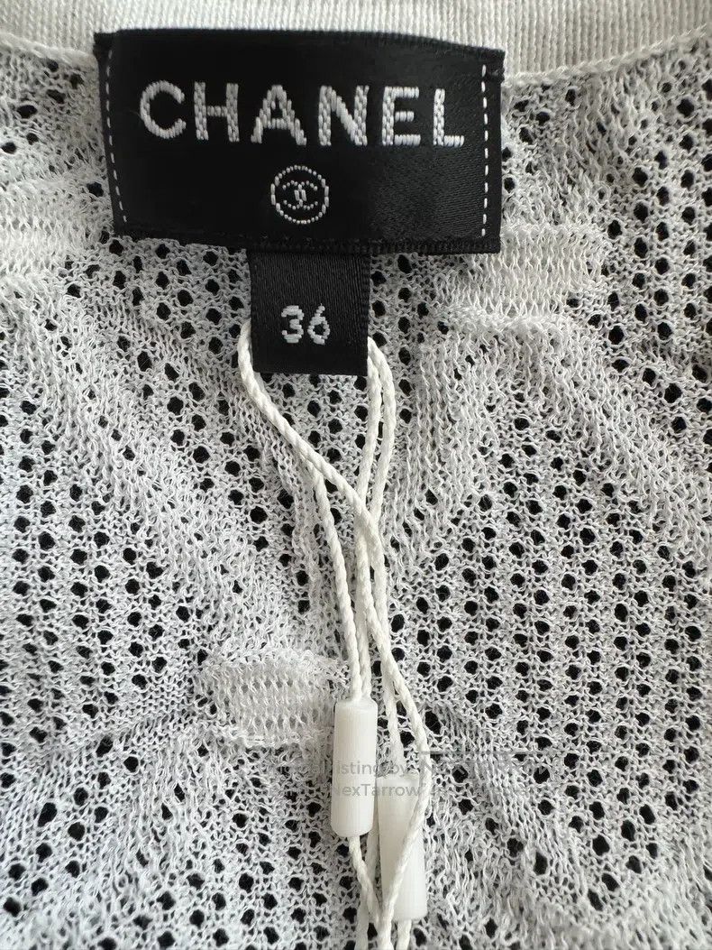 Chanel Chanel Spring and summer black and white stitching hollow Size XS / US 0-2 / IT 36-38 - 3 Thumbnail