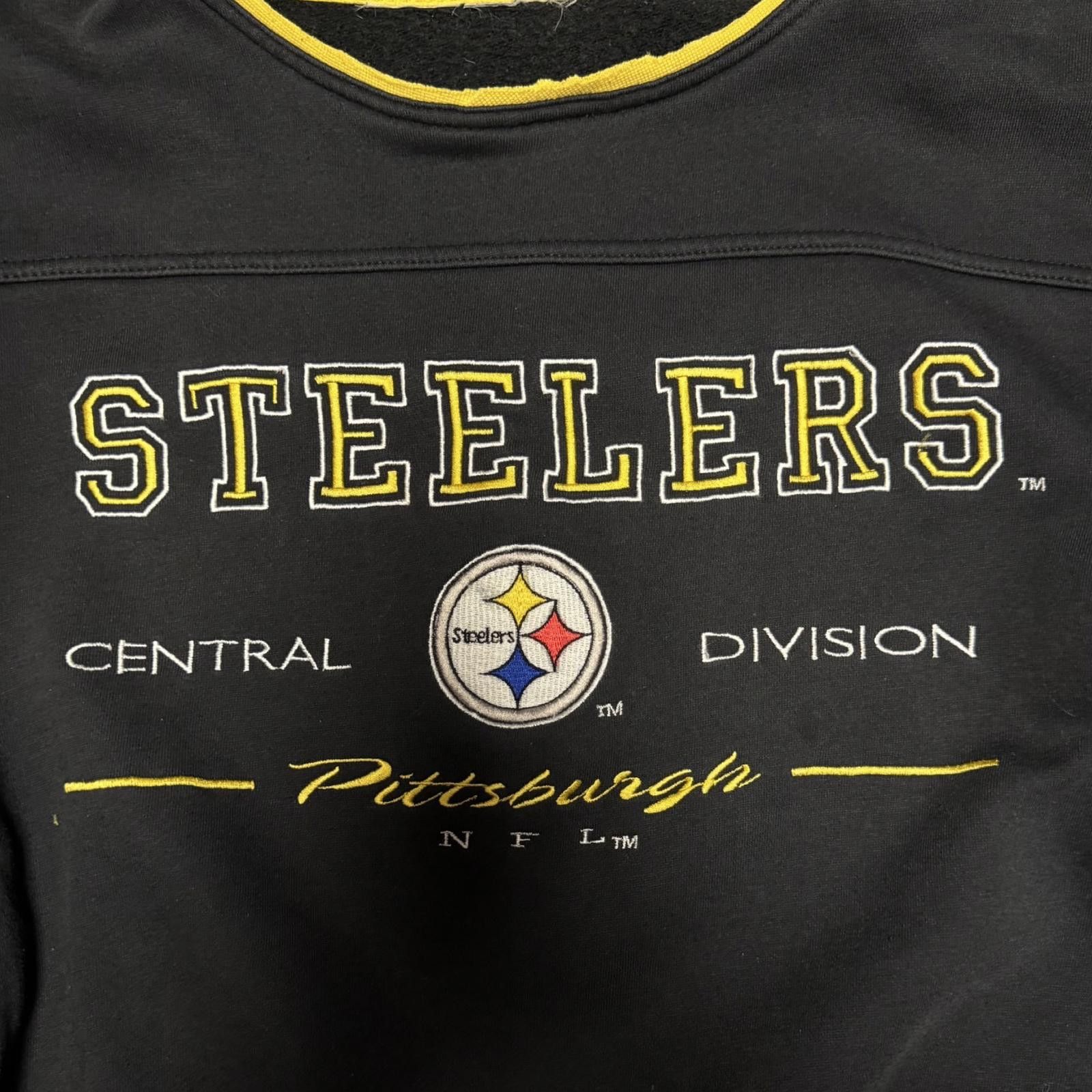 Lee 90's Steelers Crewneck -- XL -- Size US XL / EU 56 / 4 - 2 Thumbnail