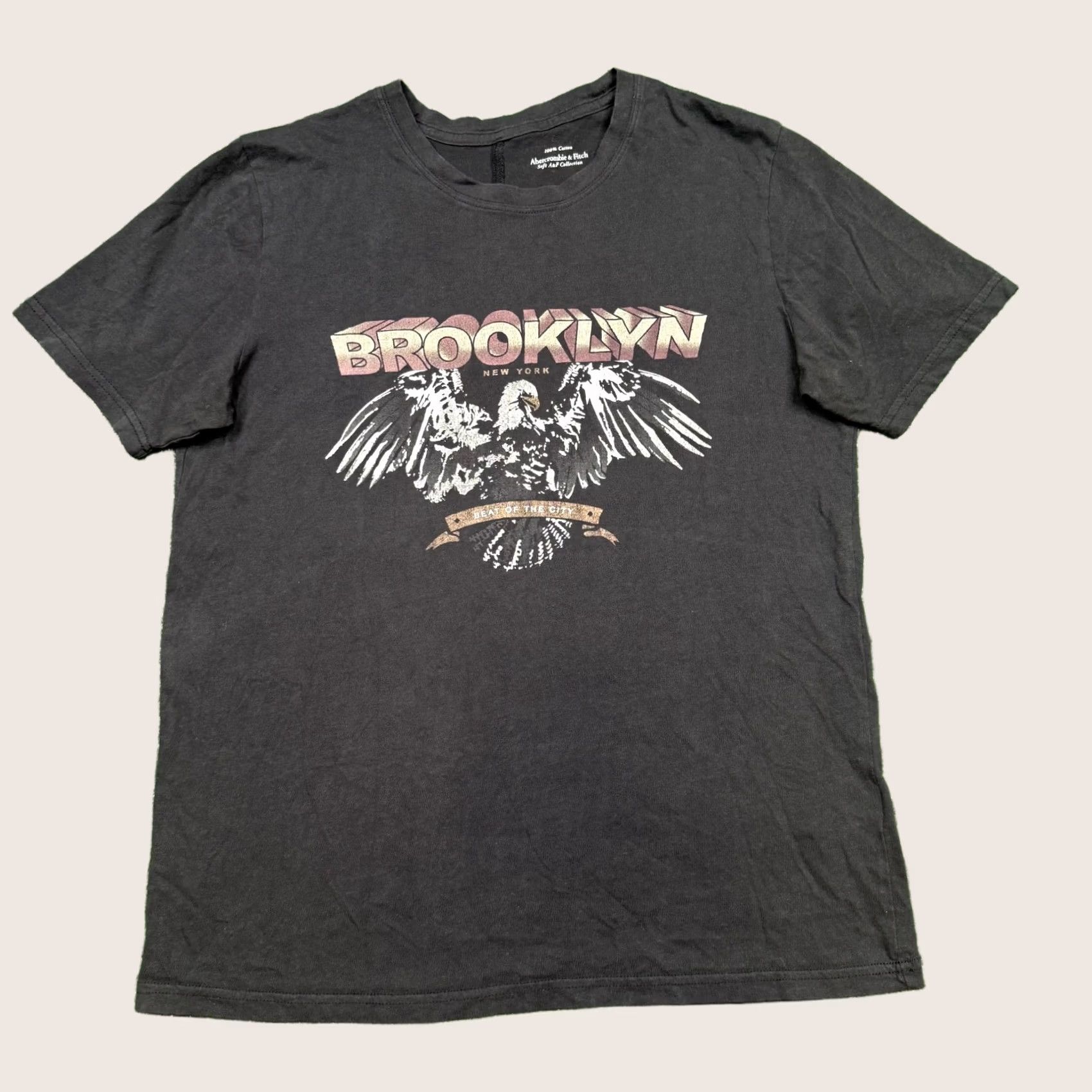 Abercrombie & Fitch Vintage Y2K Abercrombie Fitch Womens Shirt Size S Black Short Sleeve Brooklyn Size S / US 4 / IT 40 - 1 Thumbnail