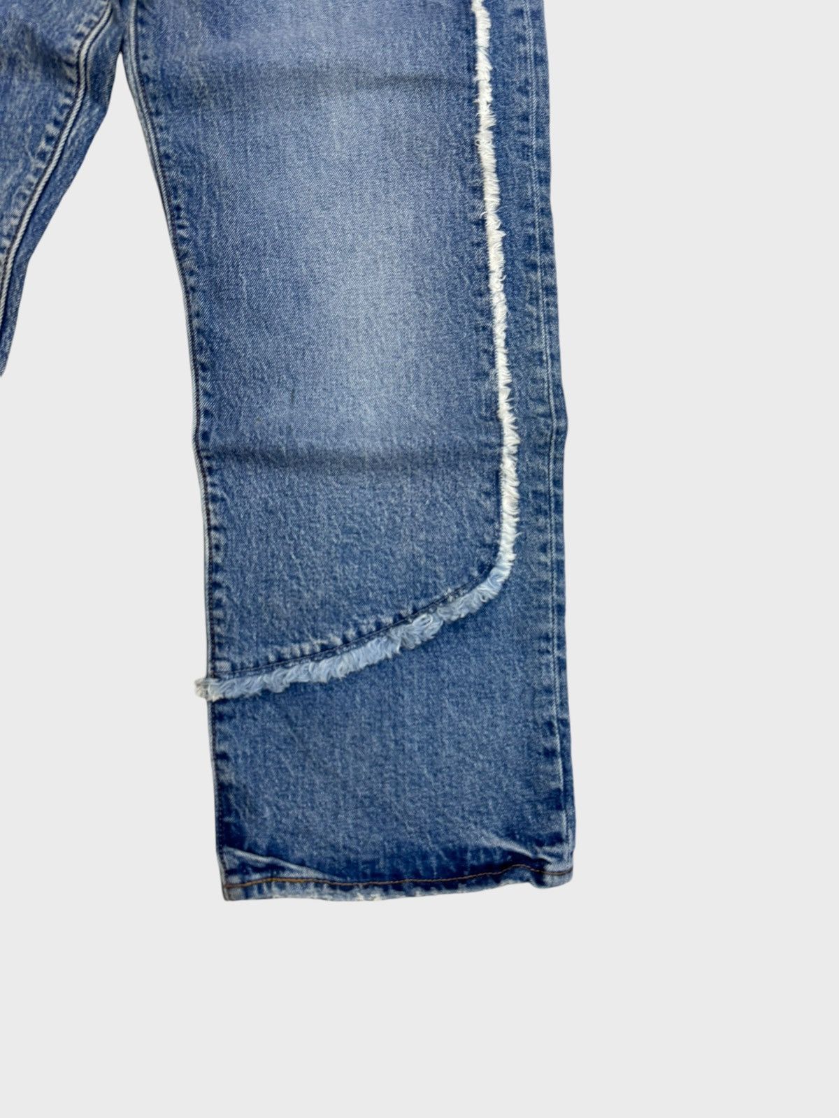 Levi's × Levi's Vintage Clothing Levi's 501 Ribcage Butterfly Button Reconstructed Jeans Size US 30 / EU 46 - 8 Thumbnail