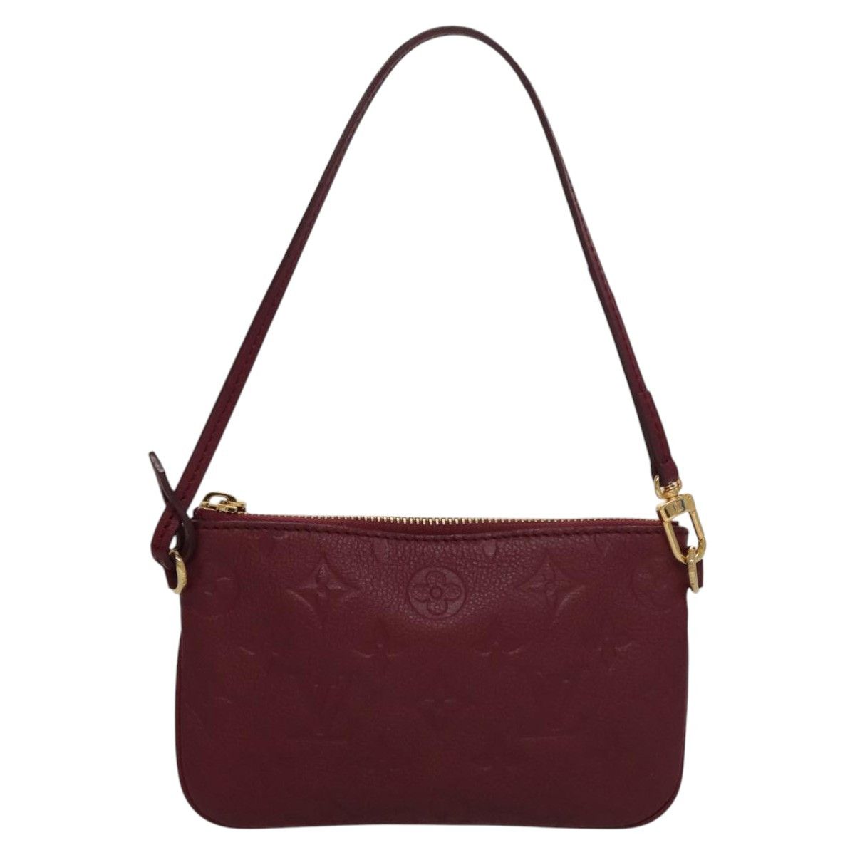 Louis Vuitton Pochette Accessoire Burgundy Leather Handbag (Pre-Owned) Size ONE SIZE - 1 Thumbnail