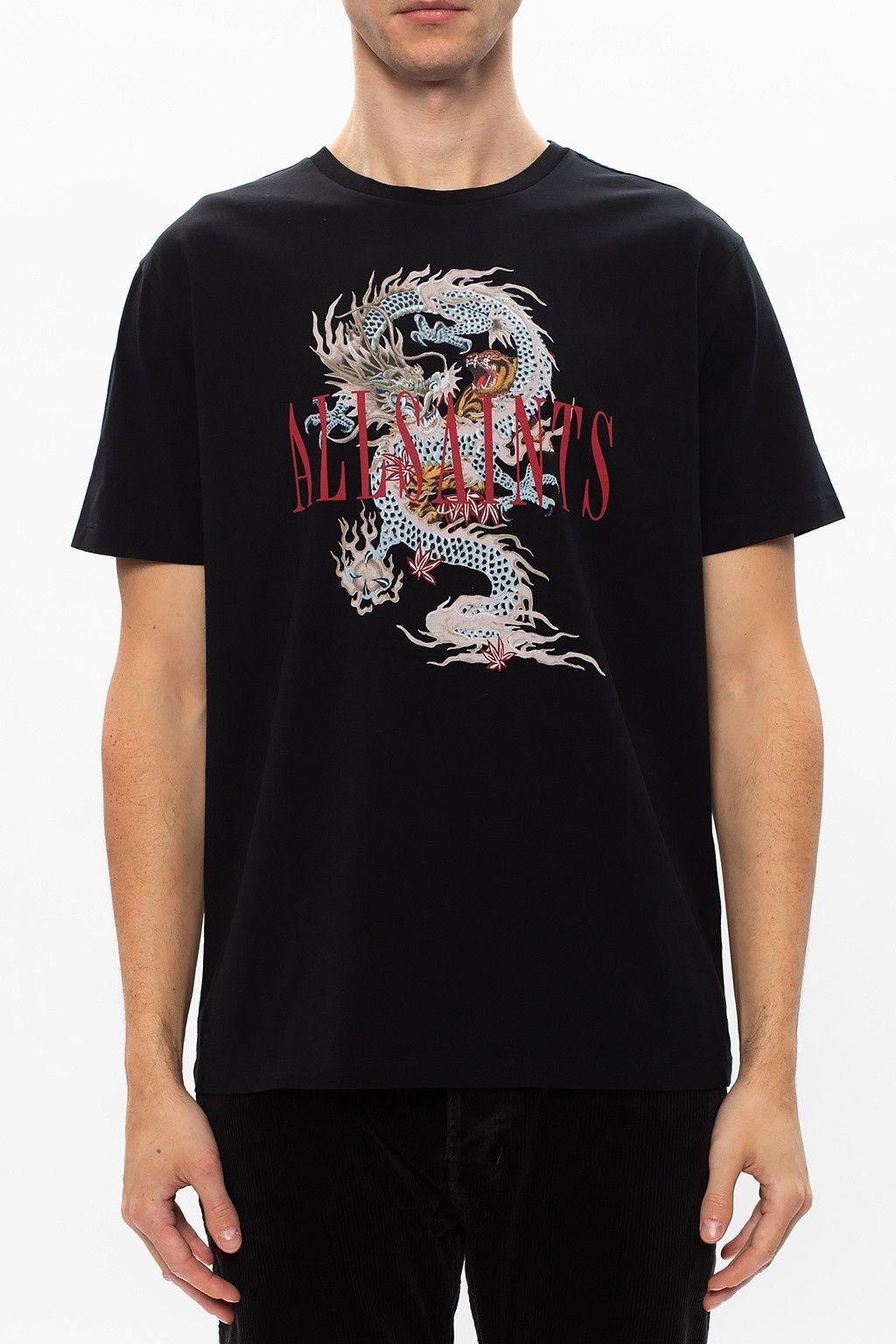Allsaints All Saints Dna ss Crew Embroidered Logo Printed T-Shirt Size US S / EU 44-46 / 1 - 1 Thumbnail