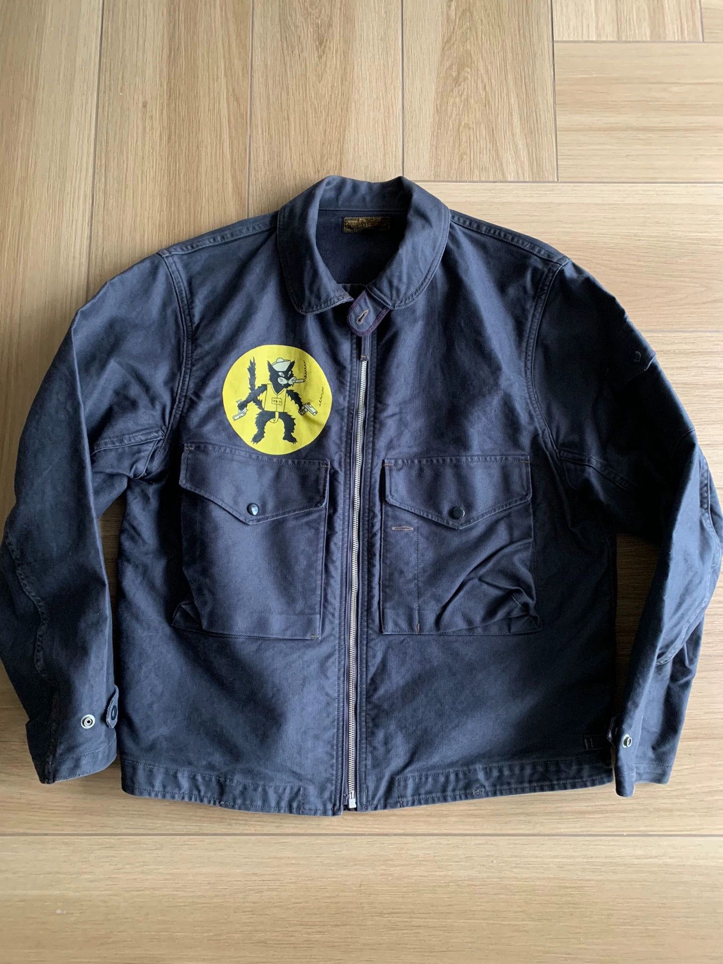 Freewheelers FREEWHEELERS Black Cat N-1 USN Deck Jacket 44 Mint Size US S / EU 44-46 / 1 - 1 Thumbnail