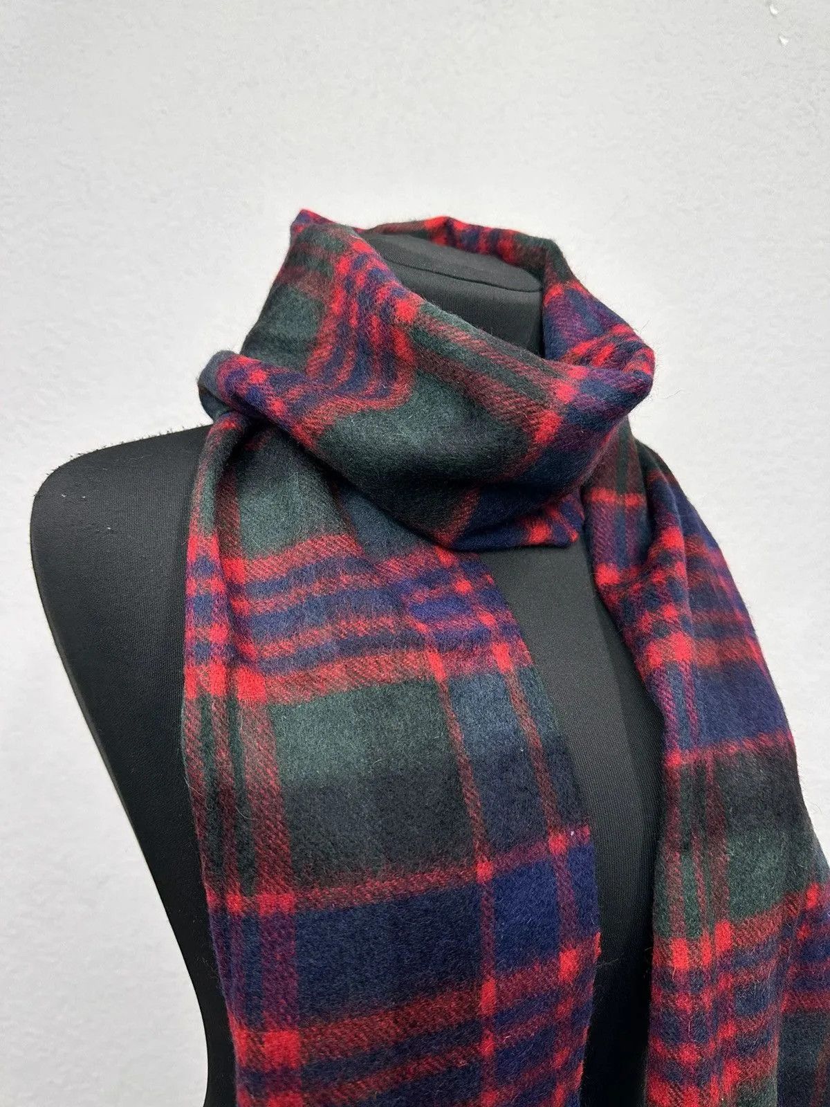 Vintage Vintage Wool Barbour Scarf Burberry Nova Check Loro piana Size ONE SIZE - 9 Thumbnail