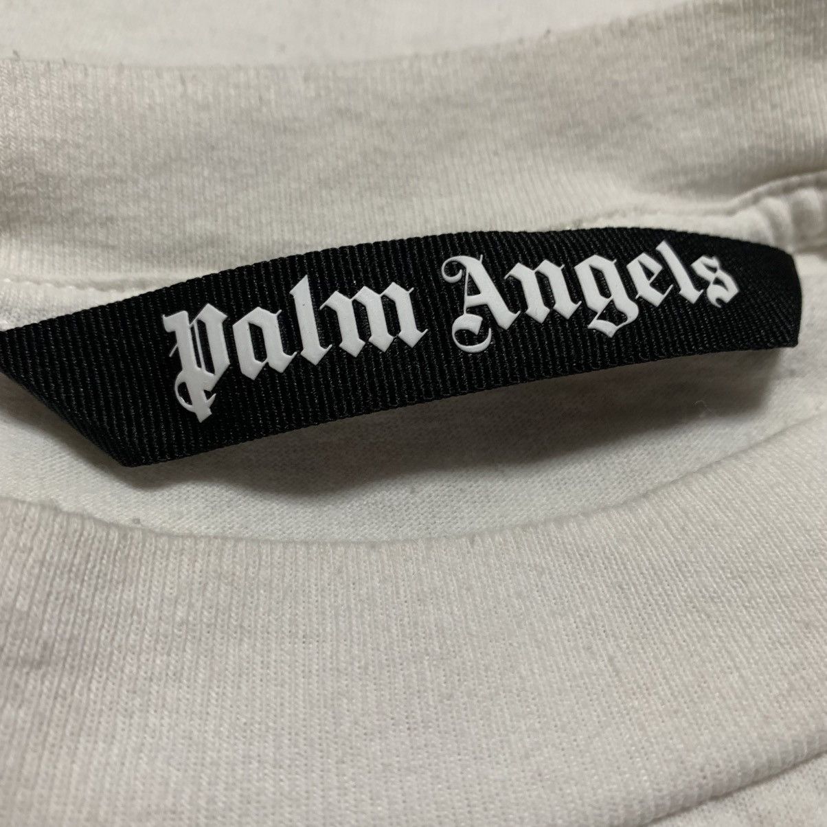 Palm Angels Palm Angels Small Palm Tree Graphic White Tee Size US S / EU 44-46 / 1 - 5 Thumbnail