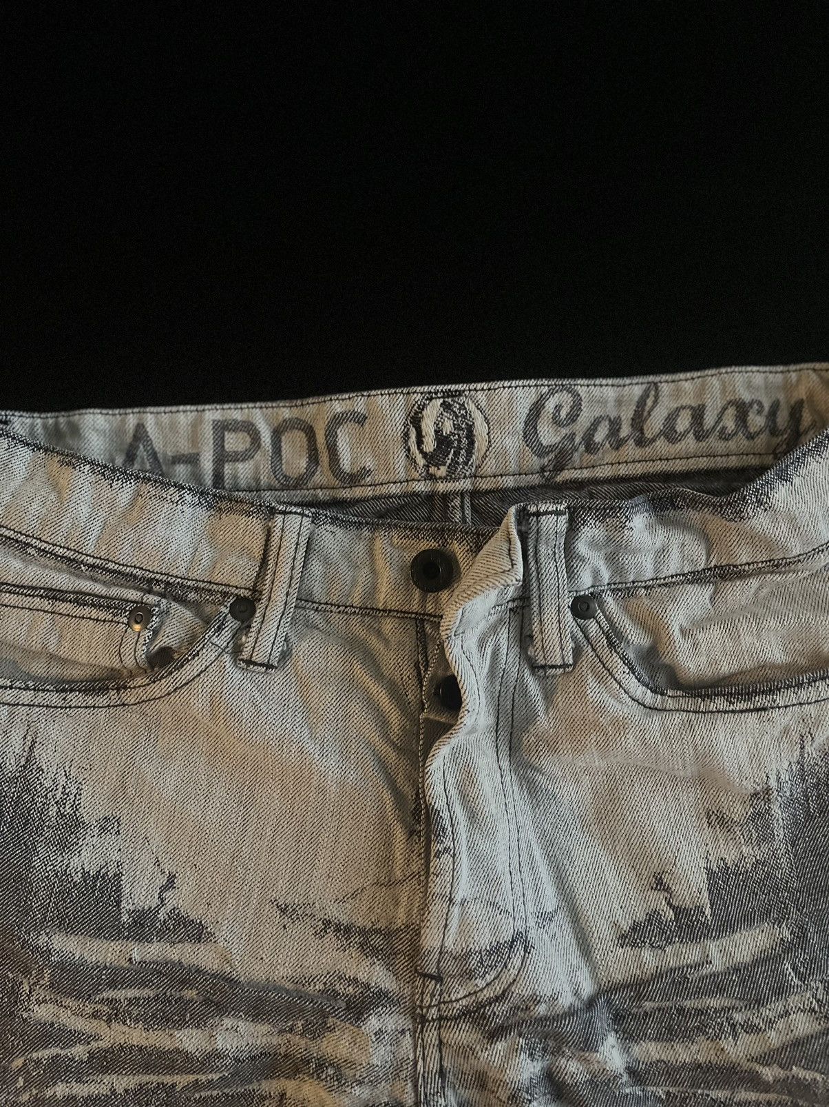 Issey Miyake Issey Miyake AW05 "Galaxy" Denim Size US 29 - 3 Thumbnail