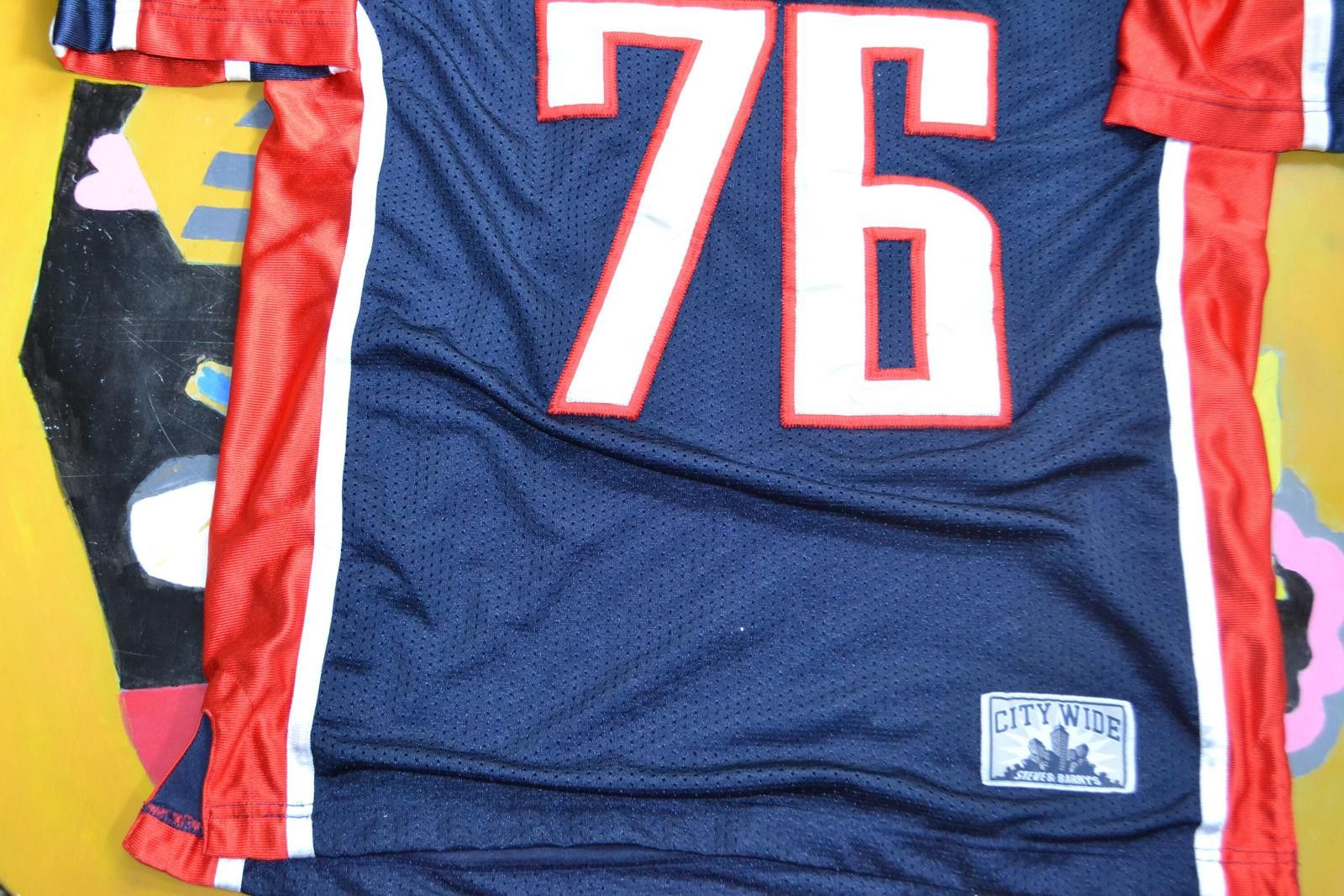 Steve And Barrys Steve & Barry's City Wide USA #76 Men's Sports Jersey Size ONE SIZE - 5 Thumbnail
