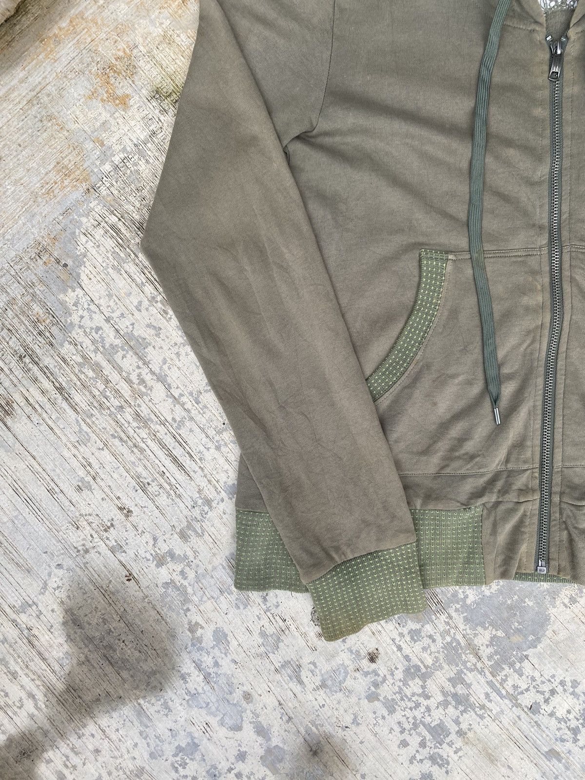 Diesel × Vintage Vintage Diesel Sun Faded Olive Green Hoodies Size US XS / EU 42 / 0 - 5 Thumbnail