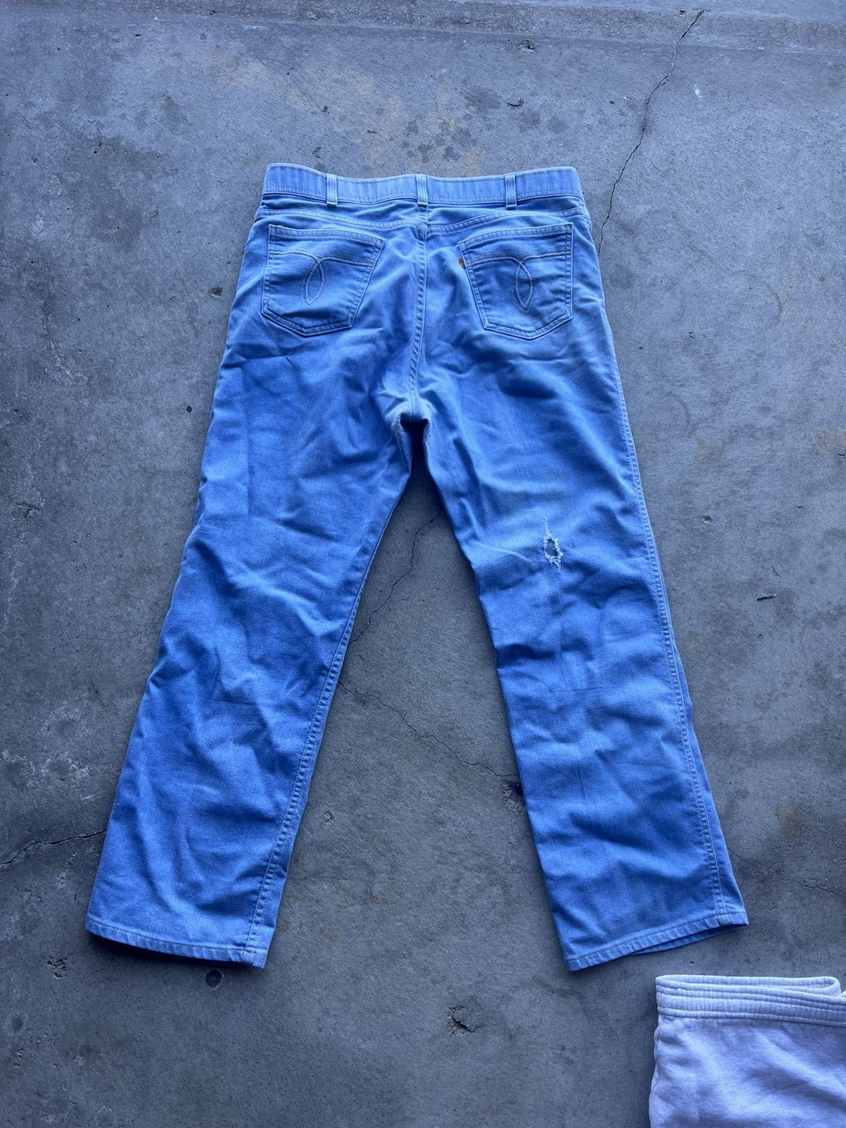 Levi's × Vintage 👖 Vintage 70s - 80s Orange Tab Levi's 505 blue jean👖 Size US 35 - 10 Thumbnail