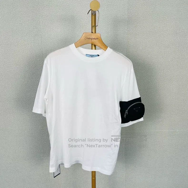 Prada Prada Metal triangle pocket short-sleeved T-shirt Size US XS / EU 42 / 0 - 1 Thumbnail