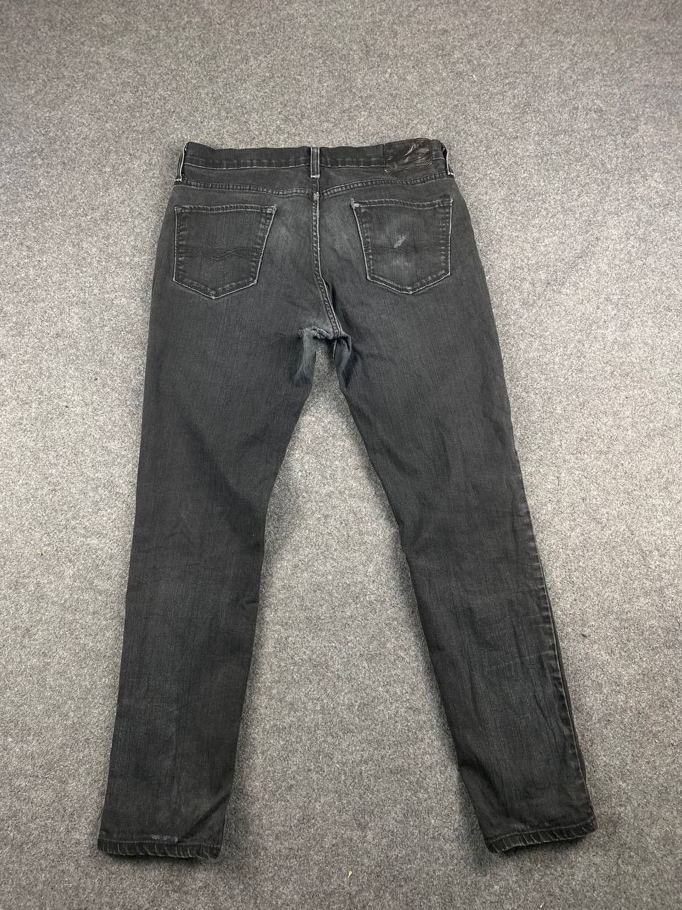image of Denizen Skinny Fit Distressed Denim in Black, Men's (Size 35)
