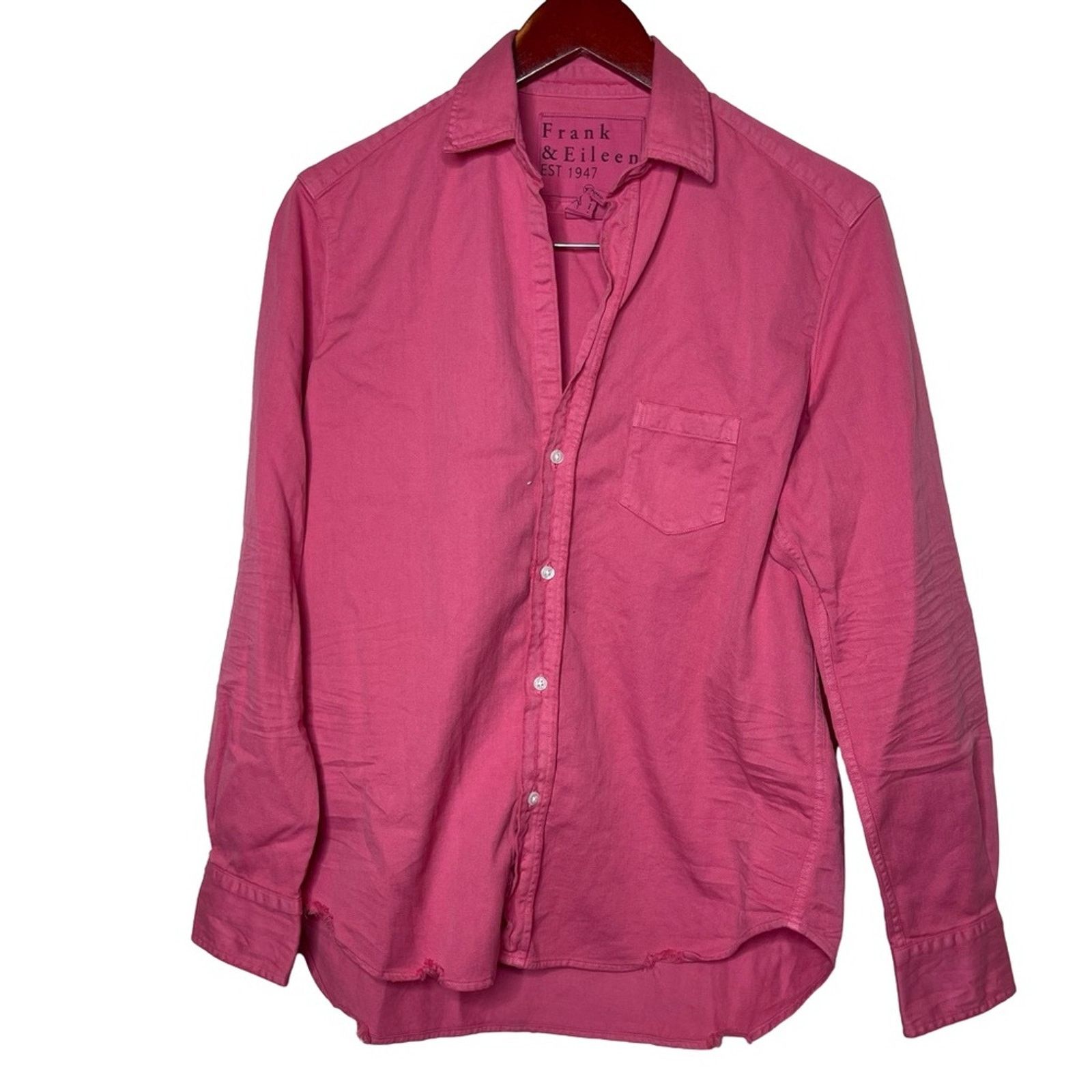 Frank & Eileen Frank & Eileen EILEEN Woven COTTON BUTTON-UP SHIRT Size XS / US 0-2 / IT 36-38 - 1 Thumbnail