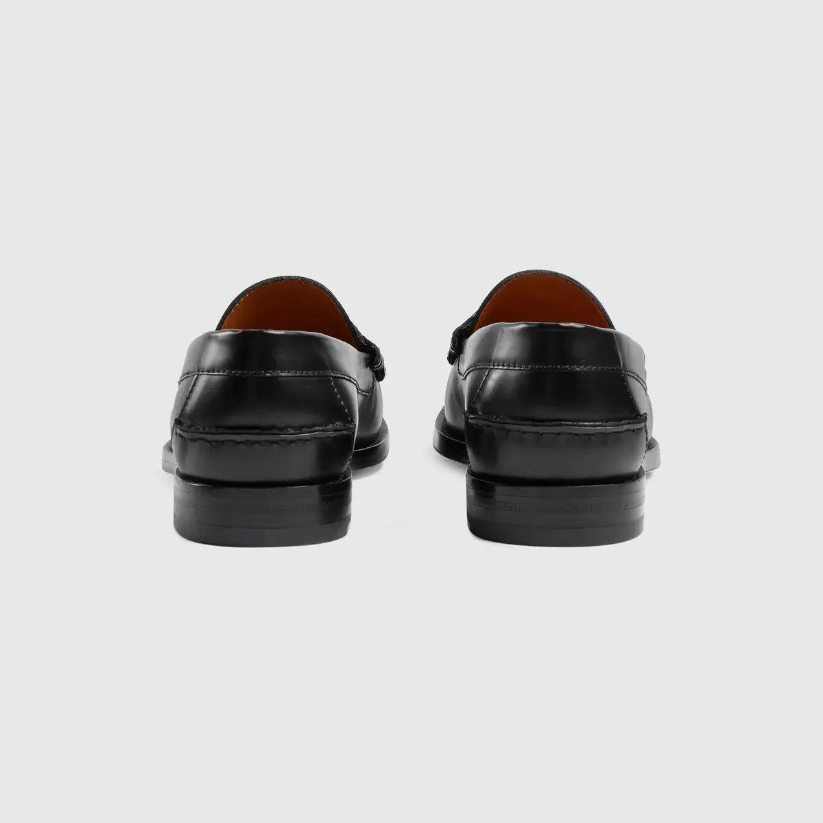 Gucci o1mt1gz0325 Loafers With Interlocking G in Black Size US 12.5 / EU 45-46 - 4 Thumbnail