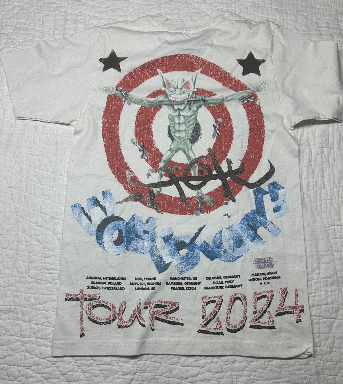 Travis Scott Travis Scott Circus Maximus Europe Exclusive Tee- Small Size US S / EU 44-46 / 1 - 2 Thumbnail