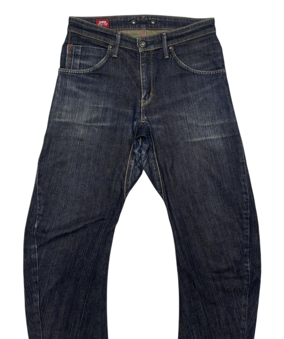 Kapital 🔥EDWIN Blue Trip Curve Jeans Distressed Denim PPFM Style Size US 30 / EU 46 - 5 Thumbnail