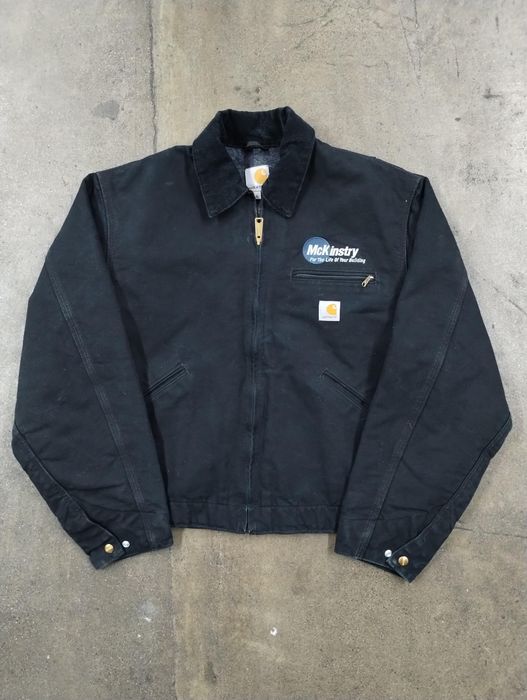 Vintage Vintage Y2K Carhartt 125th Embroider Detroit Work Jacket | Grailed