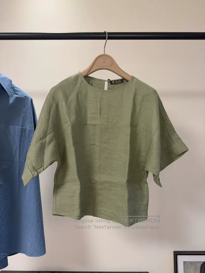 Loro Piana Loro Piana Linen Short Sleeve Top Size XS / US 0-2 / IT 36-38 - 1 Thumbnail