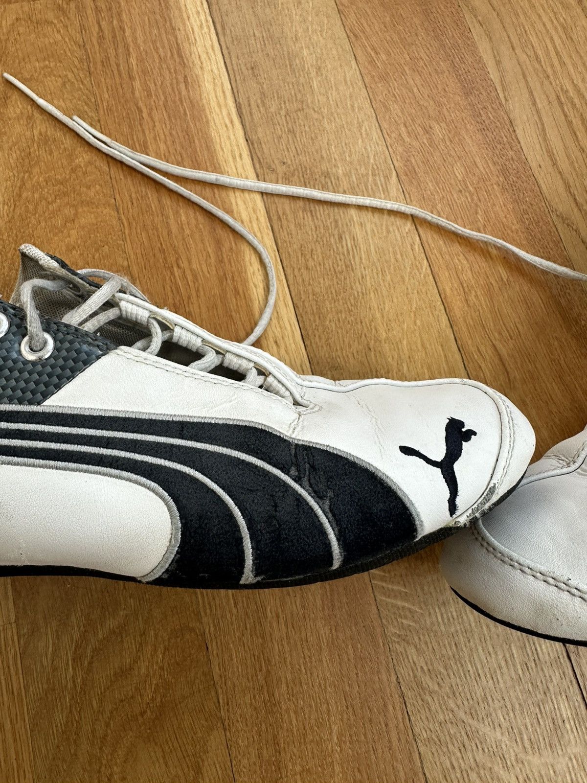 Puma Vintage Puma Sneaker Japanese fit Y2K Logo White Size US 10 / EU 43 - 11 Thumbnail