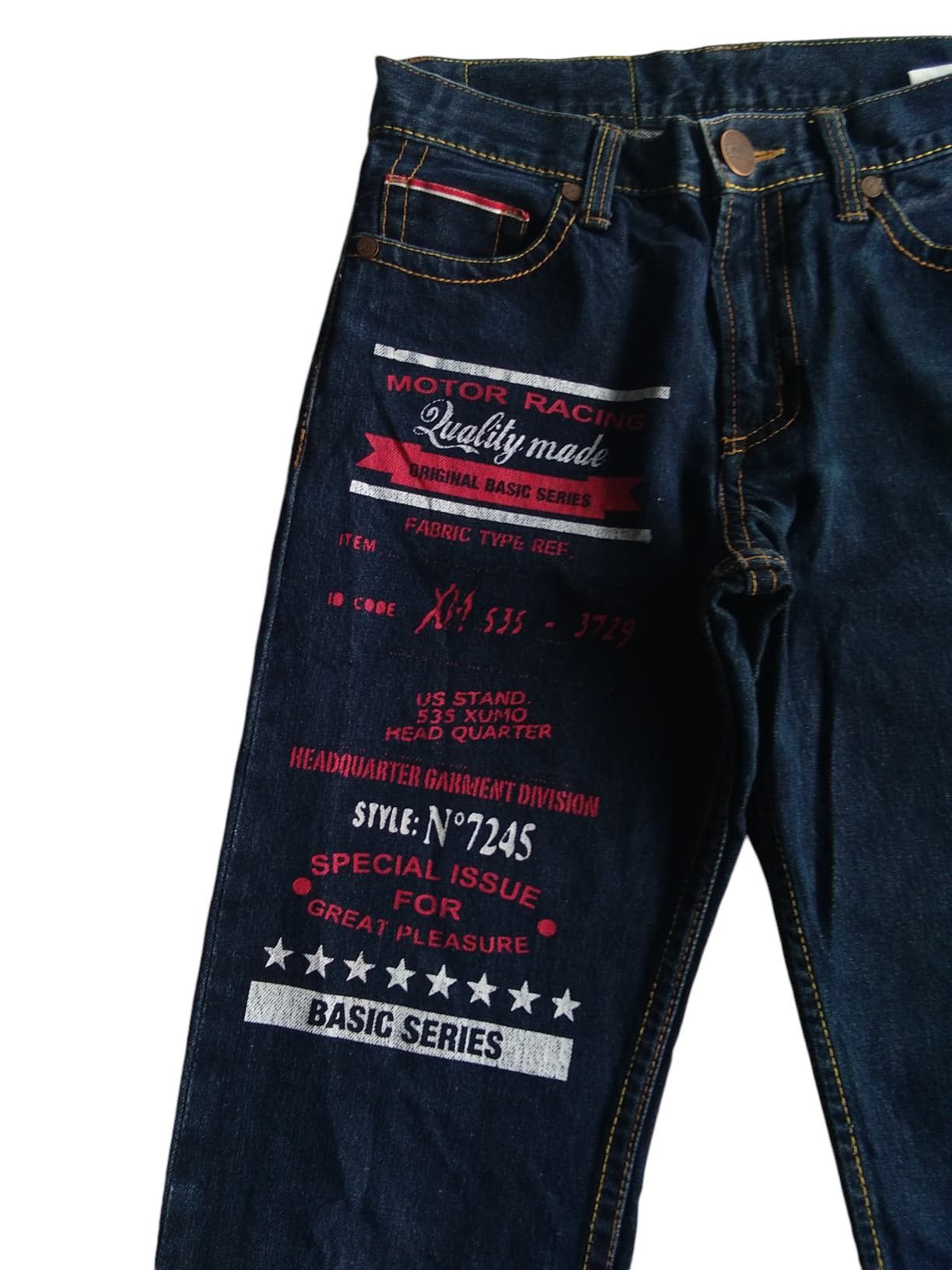 If Six Was Nine Rare🔥 Co & Lu Selvedge Jeans Denim Size US 31 - 5 Thumbnail