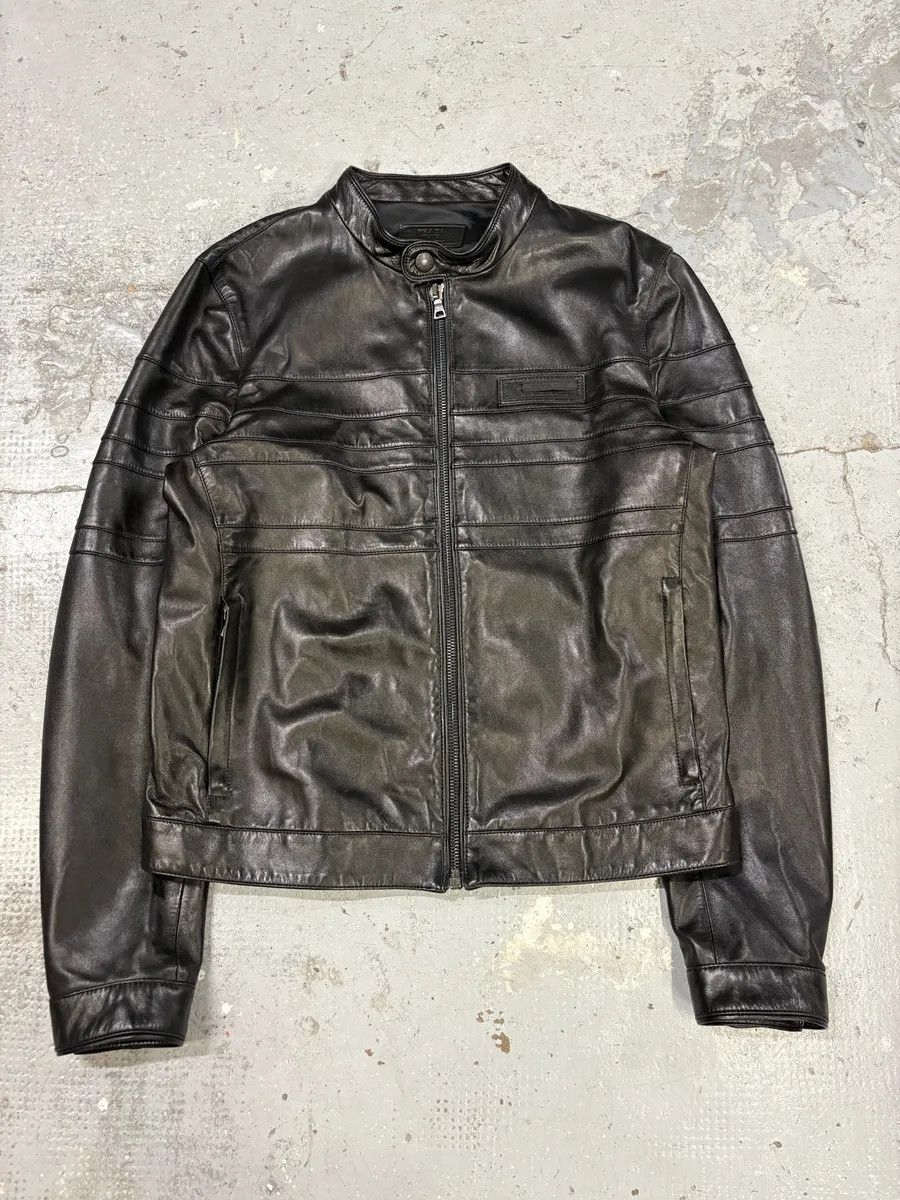 Prada AW2007 Prada Black Biker Premium Leather Jacket Size US M / EU 48-50 / 2 - 1 Thumbnail