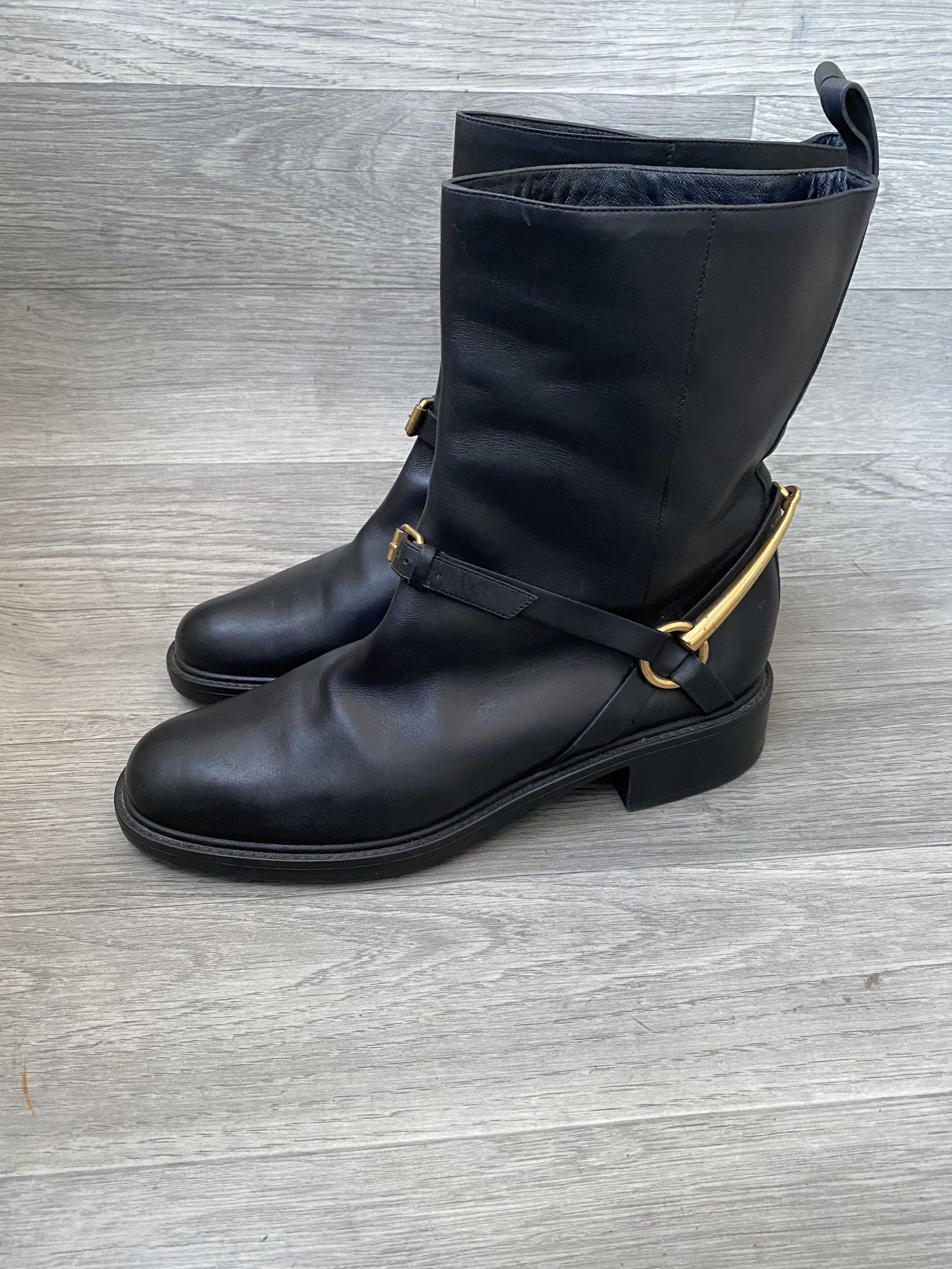 Gucci Gucci horsebit black leathers boots Size US 8 / IT 38 - 4 Thumbnail