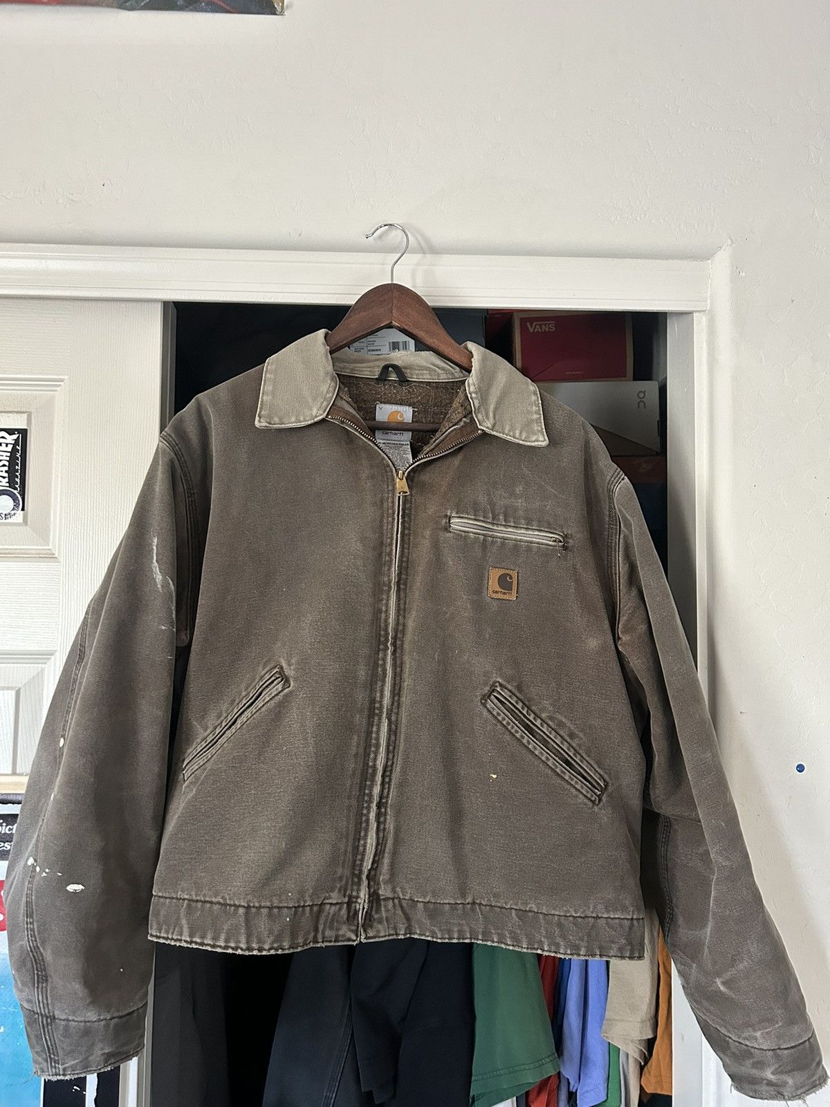 Carhartt × Vintage RARE J97 CHT Detroit Jacket | Grailed