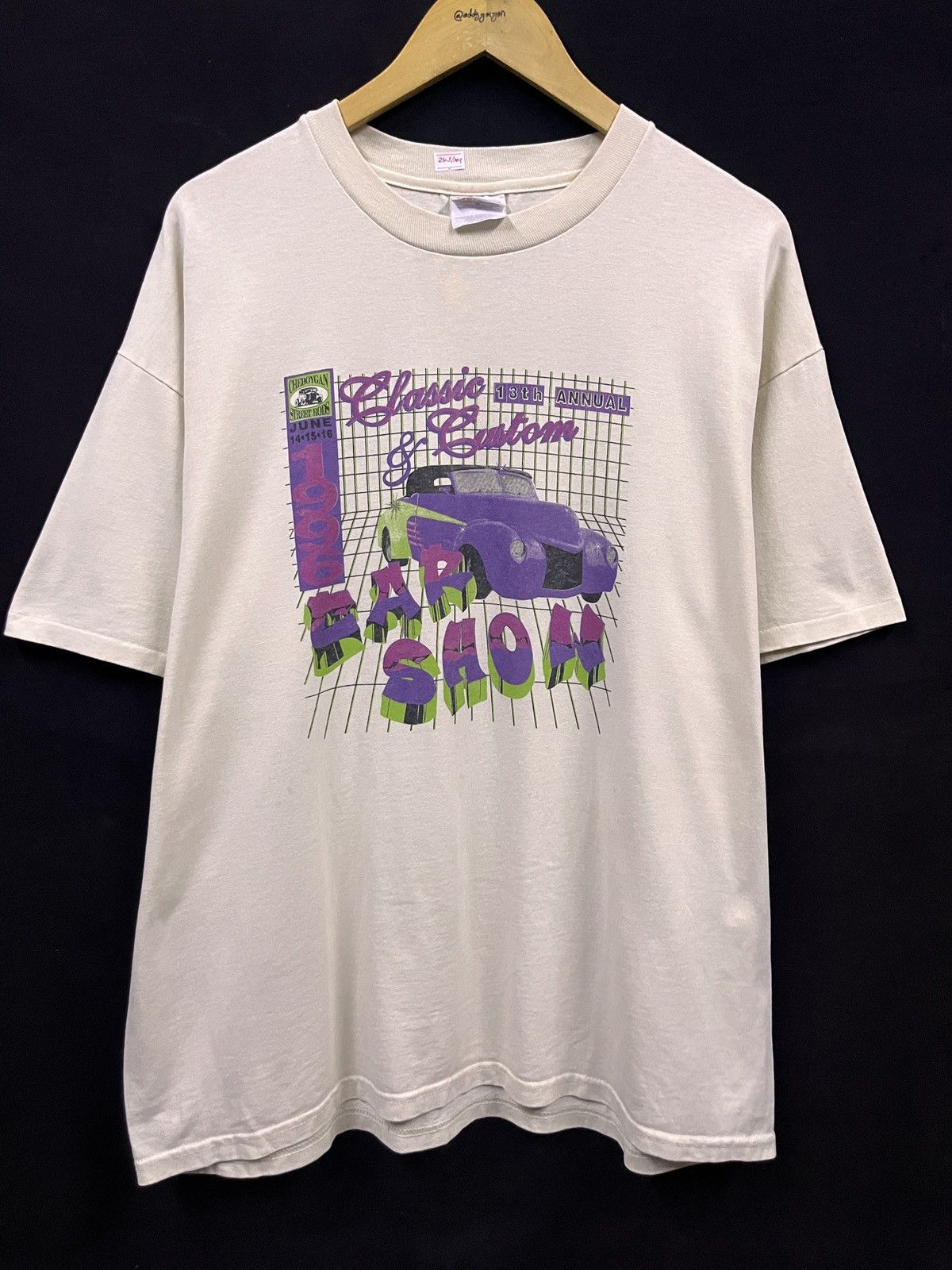 Vintage VINTAGE 1996 CAR SHOW CHEBOYGAN STREET RODS TSHIRT Size US XL / EU 56 / 4 - 1 Thumbnail