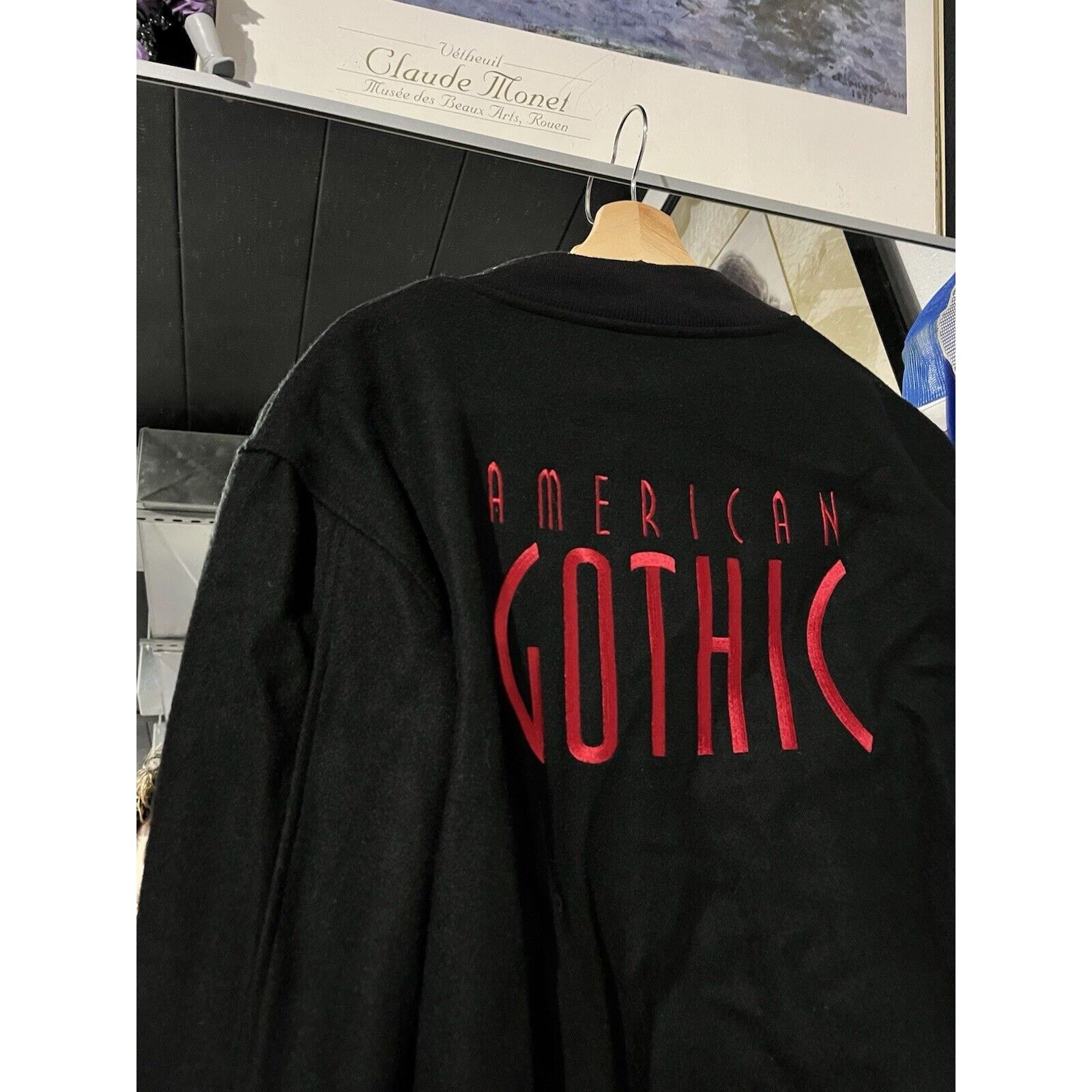 80s Hartwell Black American Gothic Movie Promo Jacket L