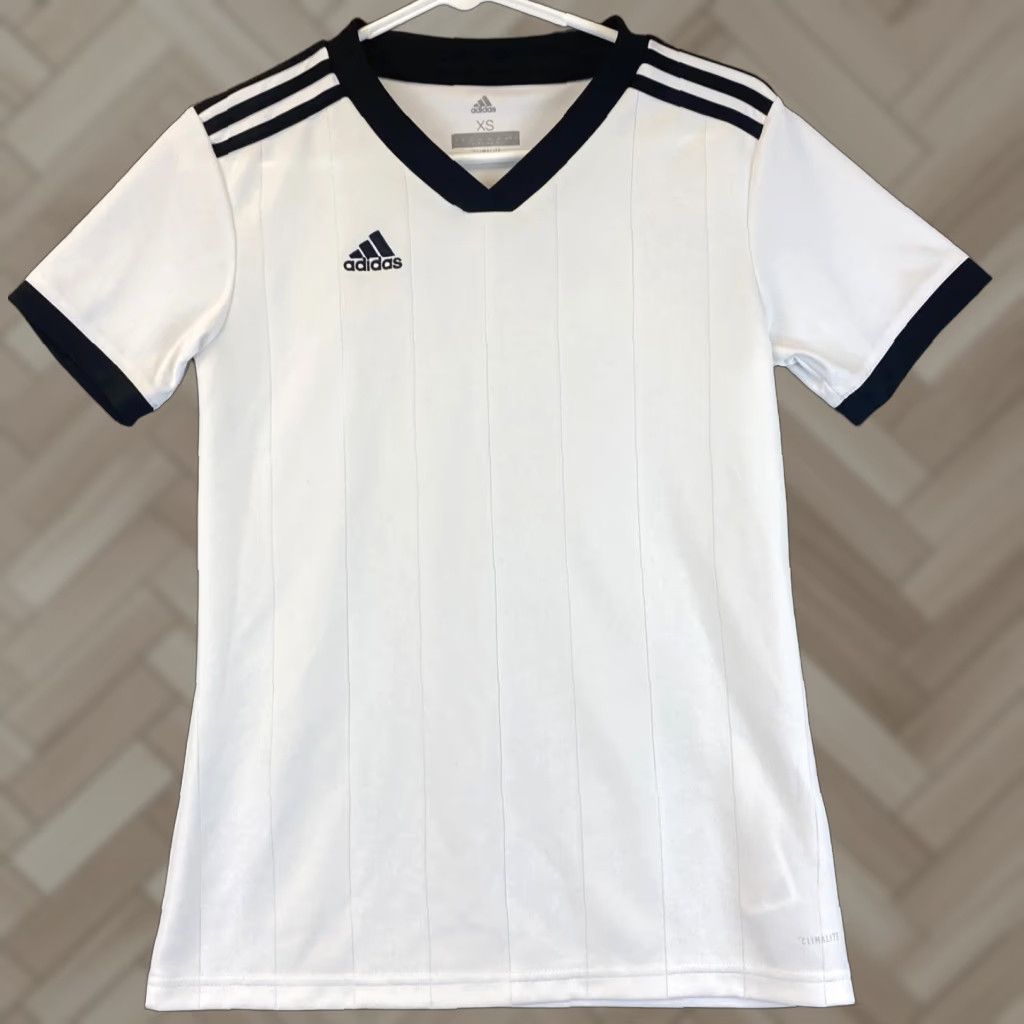 Adidas adidas Women Trio Jersey Running Shirt XS White Black / 69-6 Size XS / US 0-2 / IT 36-38 - 1 Thumbnail