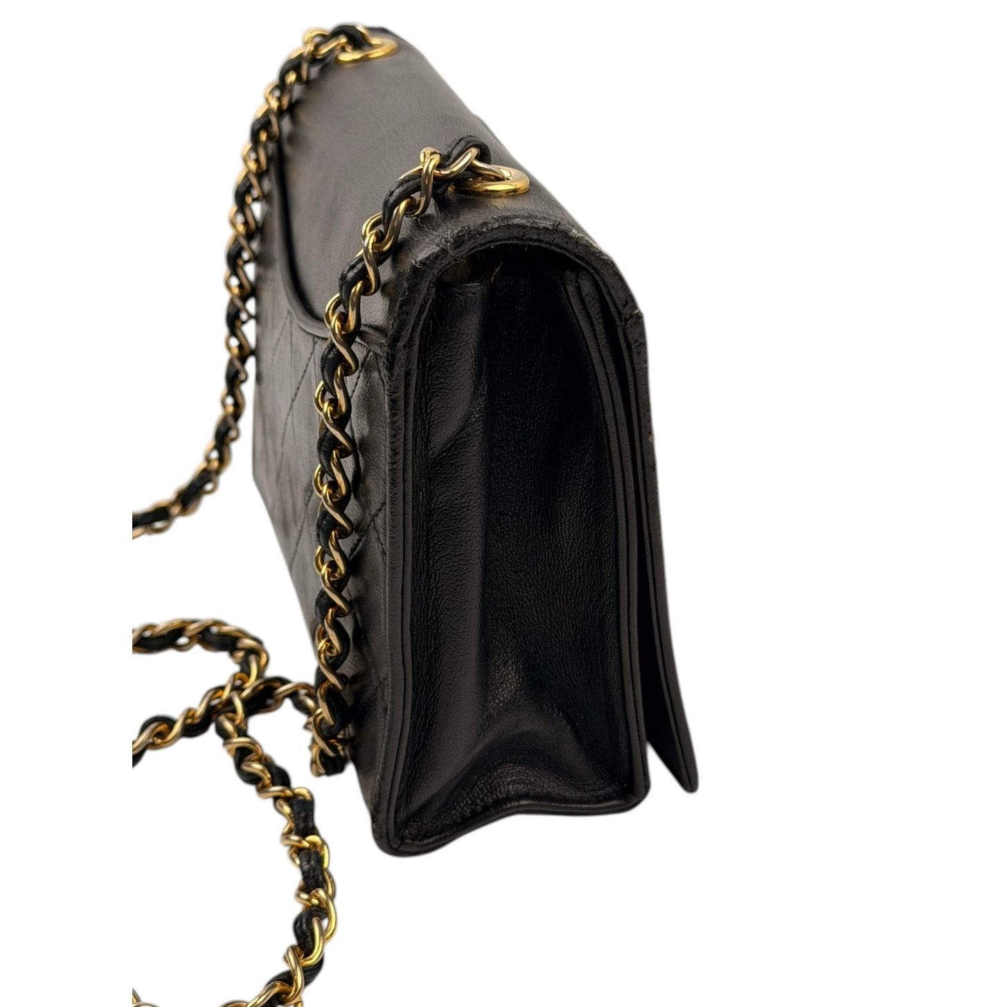 Chanel Chanel Lambskin Quilted Timeless CC Small Single Flap Black Size ONE SIZE - 5 Thumbnail