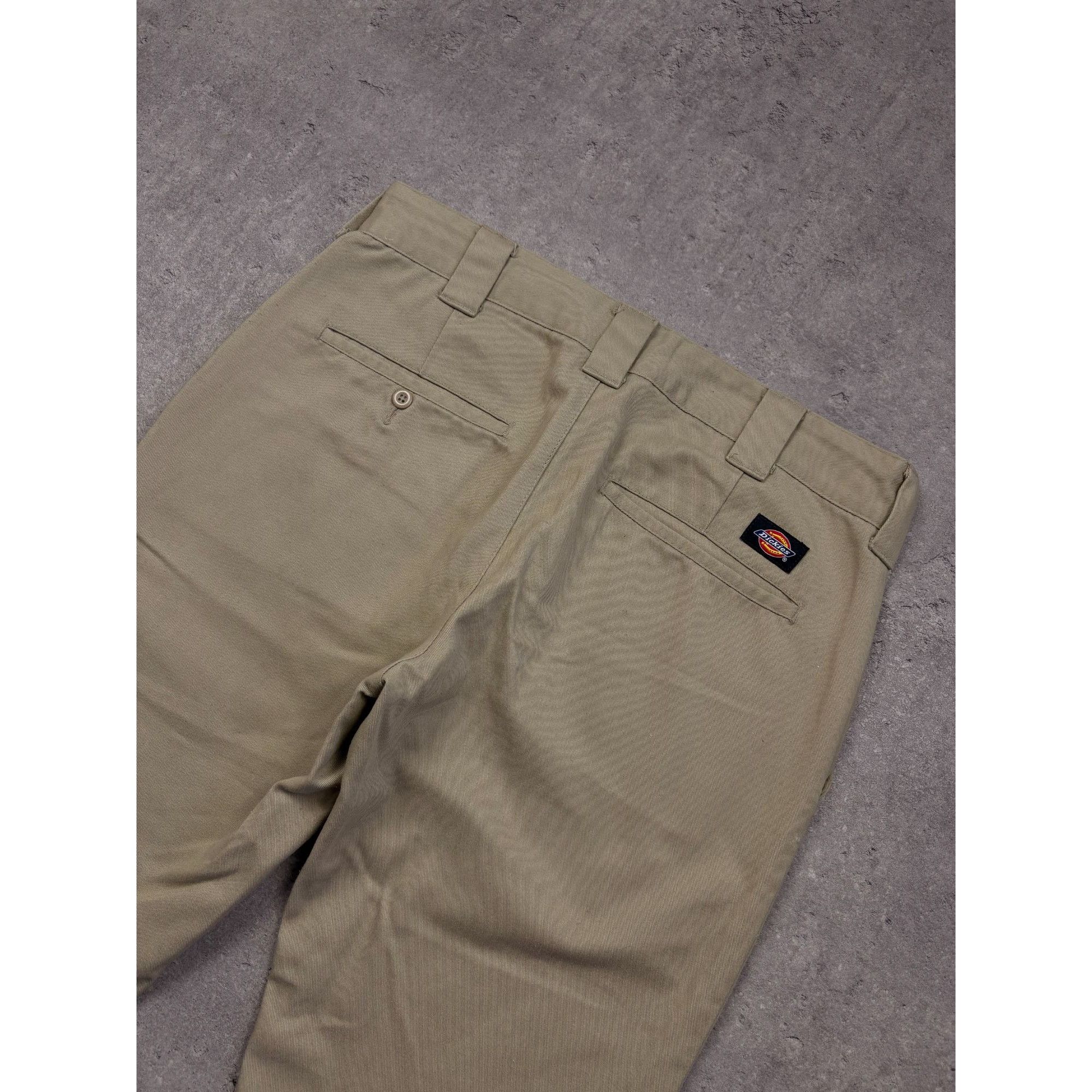 Dickies Dickies Slim Fit Chino Work Pants Khaki Beige Men’s W33 L32 Size US 32 / EU 48 - 3 Thumbnail