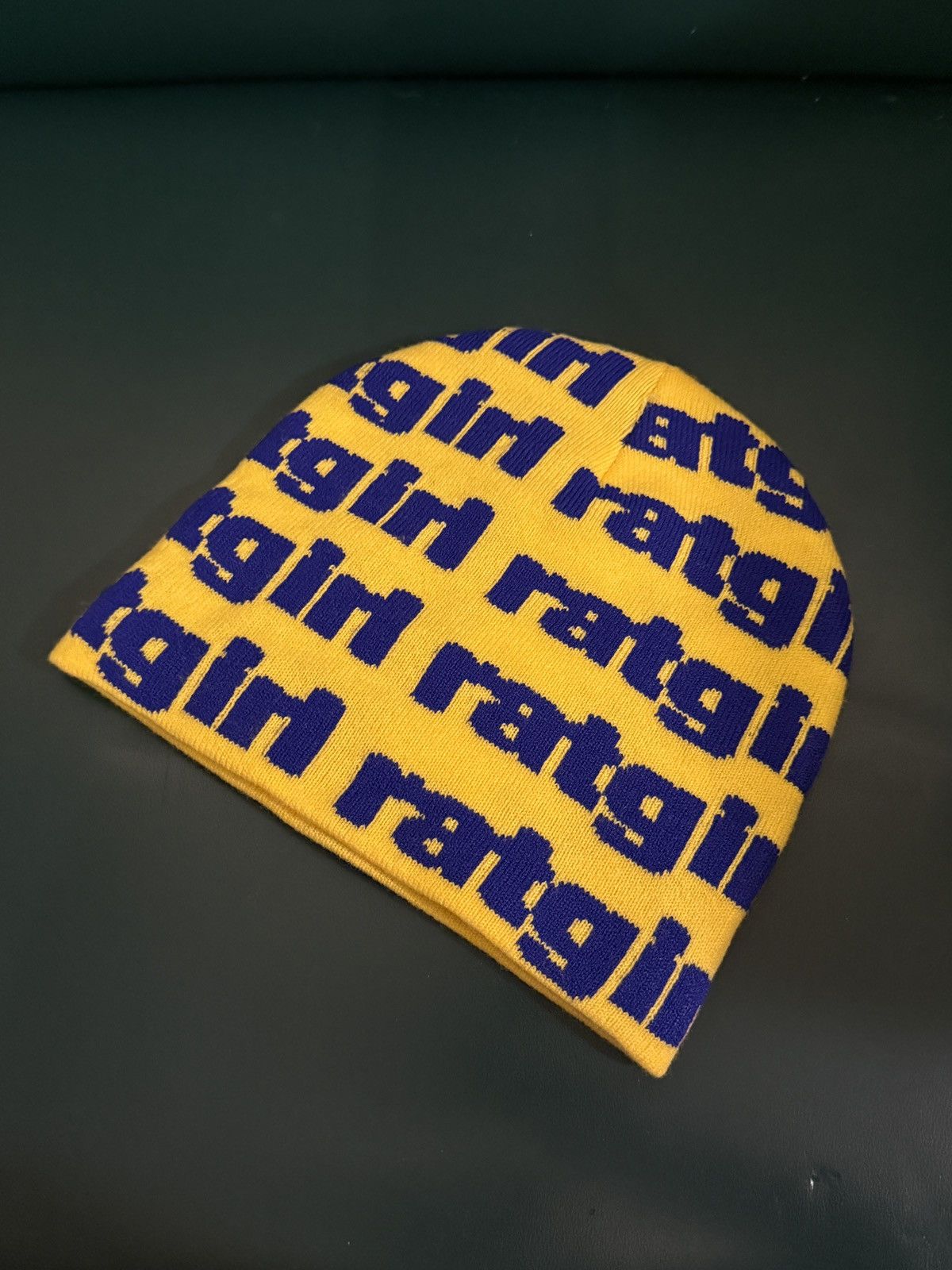 Stray Rats Stray Rats Ratgirl Beanie -Yellow Size ONE SIZE - 2 Thumbnail