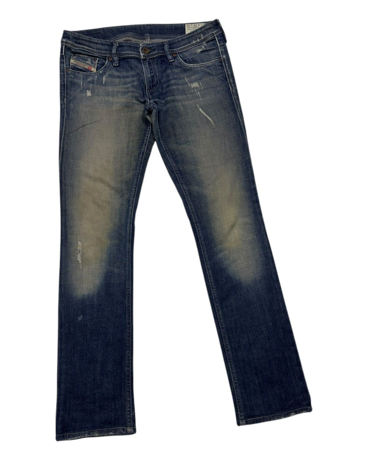 Diesel × Japanese Brand Vintage Diesel Slim Straight Denim Jeans Size US 31 - 3 Thumbnail