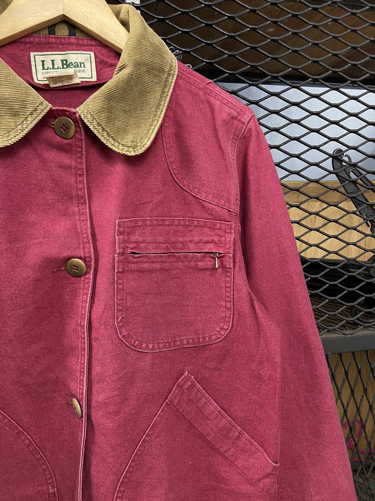 L.L. Bean × Vintage RARE! L.L Bean 80s Vintage Duck Canvas Field Jacket Size S / US 4 / IT 40 - 3 Thumbnail