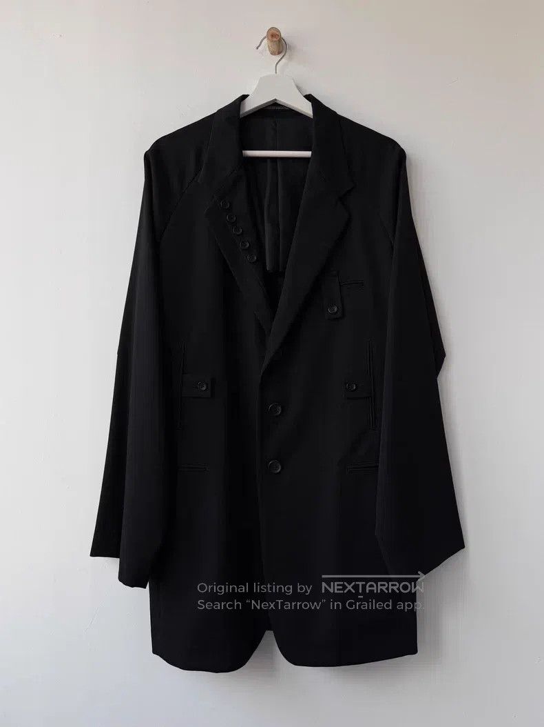 Yohji Yamamoto Yohji Yamamoto 24SS Show Military Modified Suit Jacket Size US L / EU 52-54 / 3 - 1 Thumbnail