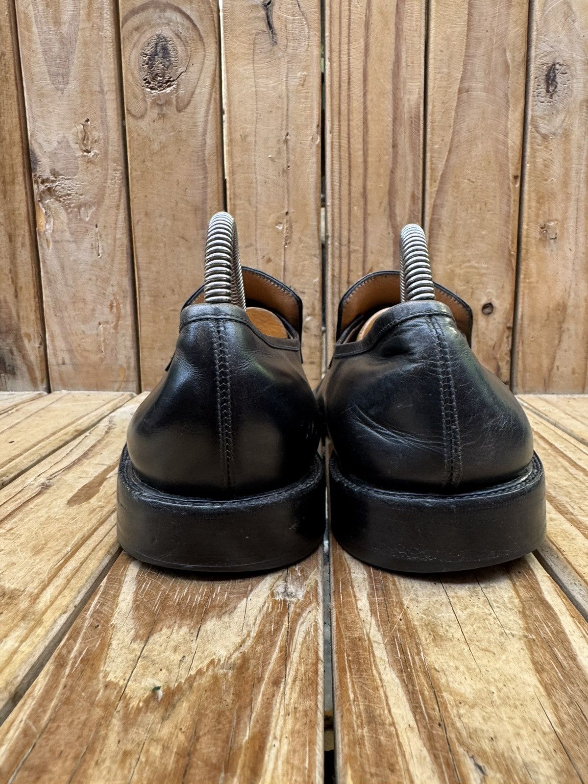 Salvatore Ferragamo Salvatore Ferragamo Black Men’s Leather Loafers Sz US 7.5 EE Size US 7.5 / EU 40-41 - 10 Thumbnail