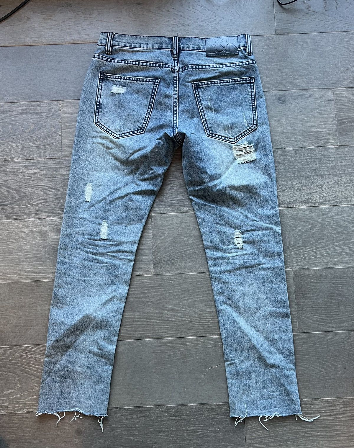 Young And Reckless Y&R denim distressed jeans Size US 28 / EU 44 - 2 Thumbnail