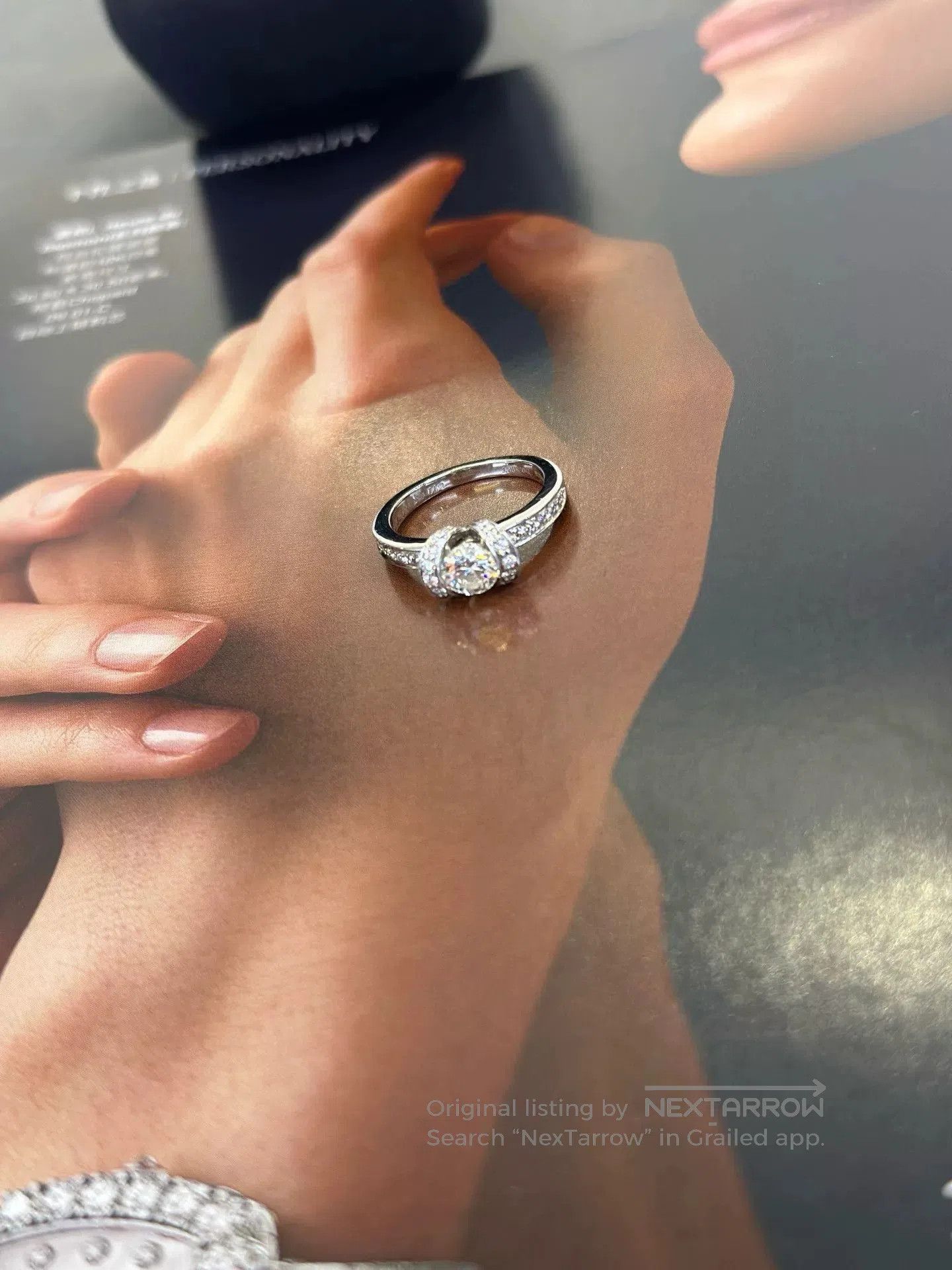 Tiffany & Co. Tiffany Ribbon 0.50ct Solitaire Ring. Size ONE SIZE - 5 Thumbnail