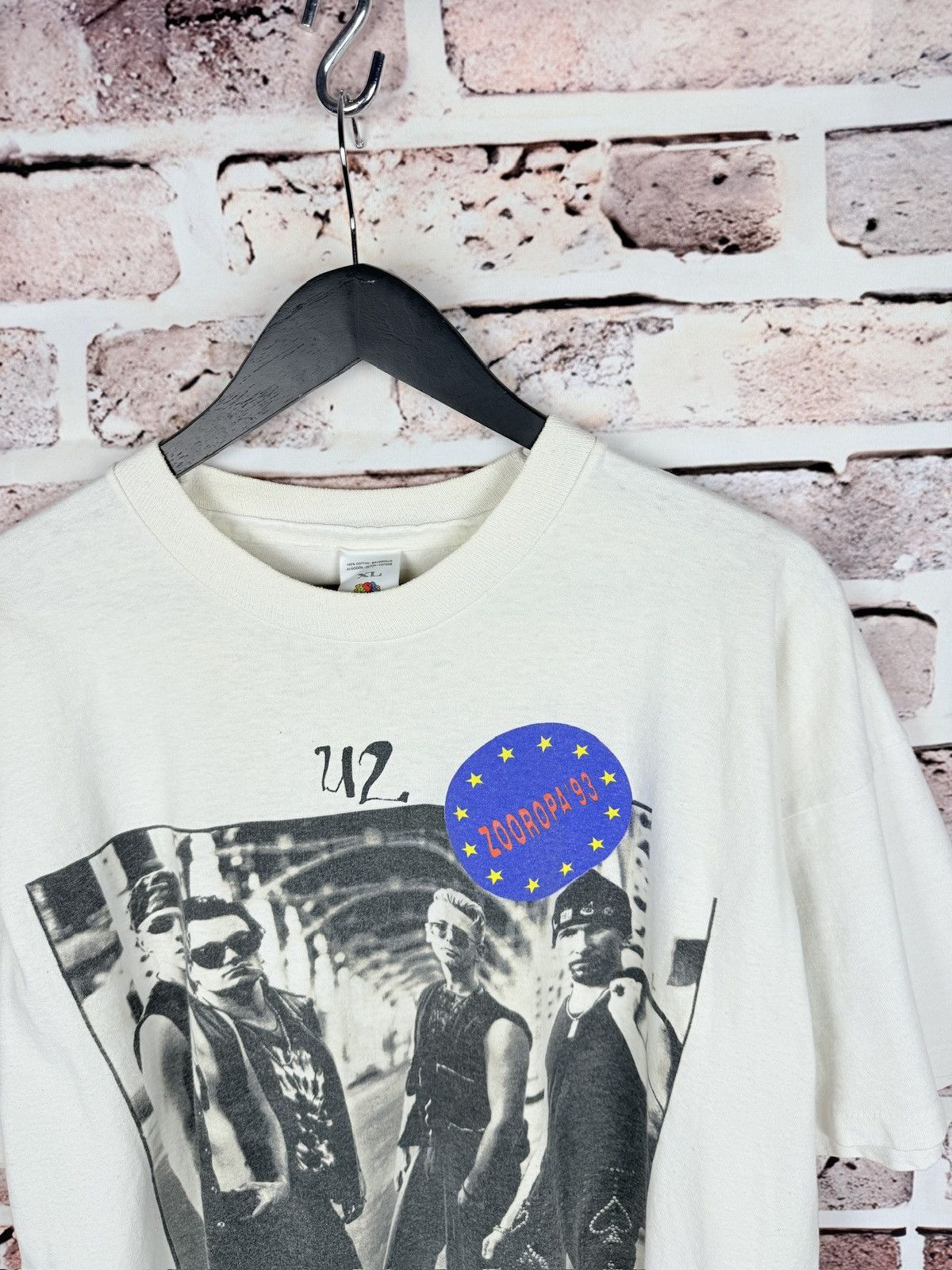 Vintage Very rare Vintage Zooropa 1993 single stitch tee t-shirt Size US XL / EU 56 / 4 - 2 Thumbnail