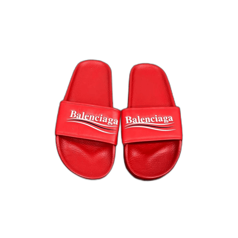 Balenciaga Red Slide Sandals Size 37