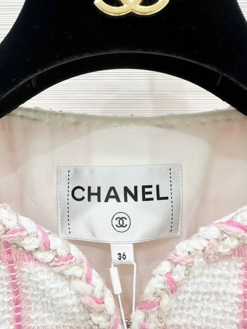 Chanel Chanel 23C pink plaid jacket Size XS / US 0-2 / IT 36-38 - 5 Thumbnail
